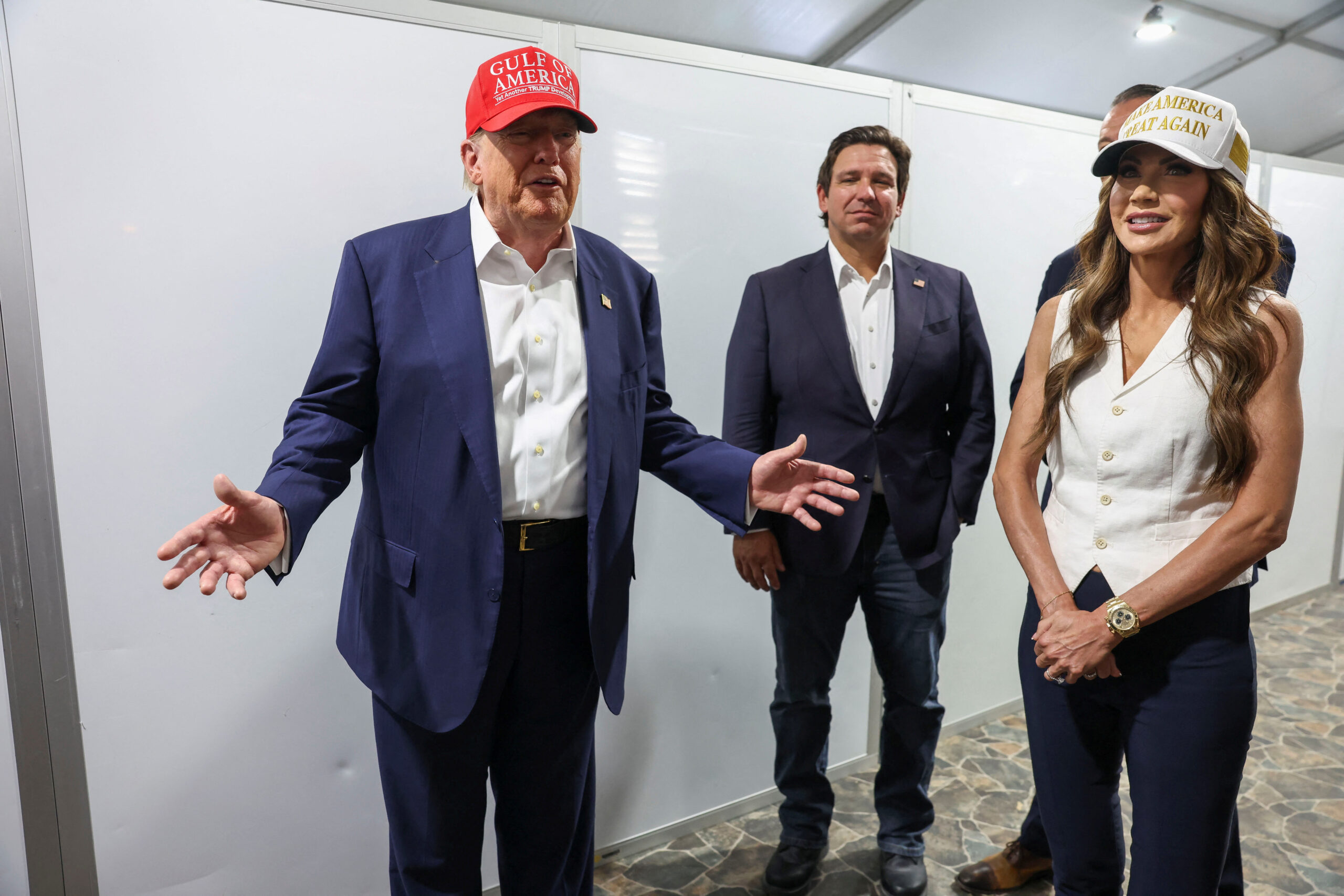Trump says ‘son of a bitch’ Biden ‘wanted me in here’ while touring newly opened Alligator Alcatraz lockup
