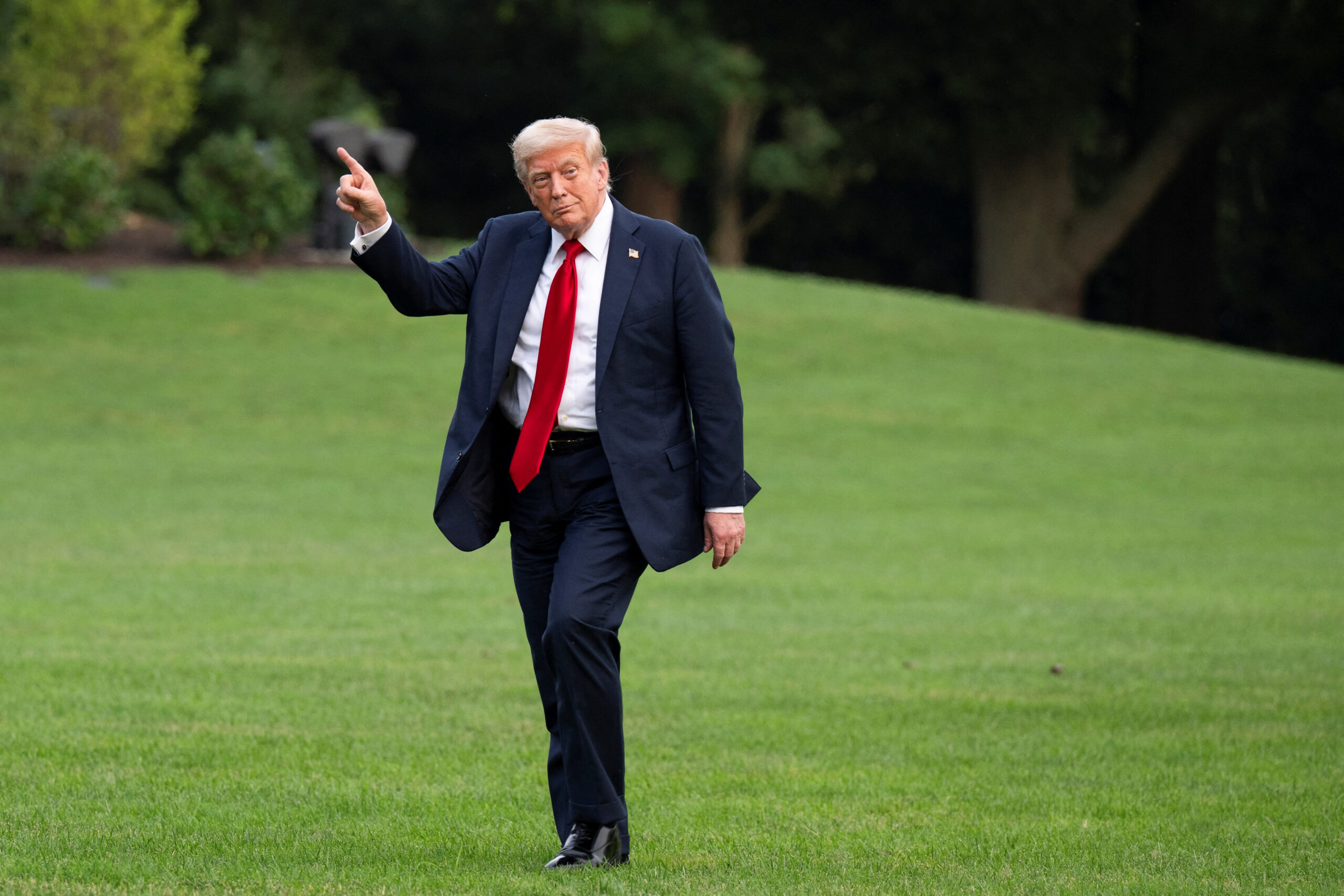 Trump announces US will send Patriot missiles to Ukraine, says Putin ‘talks nice but then he bombs everybody in the evening’