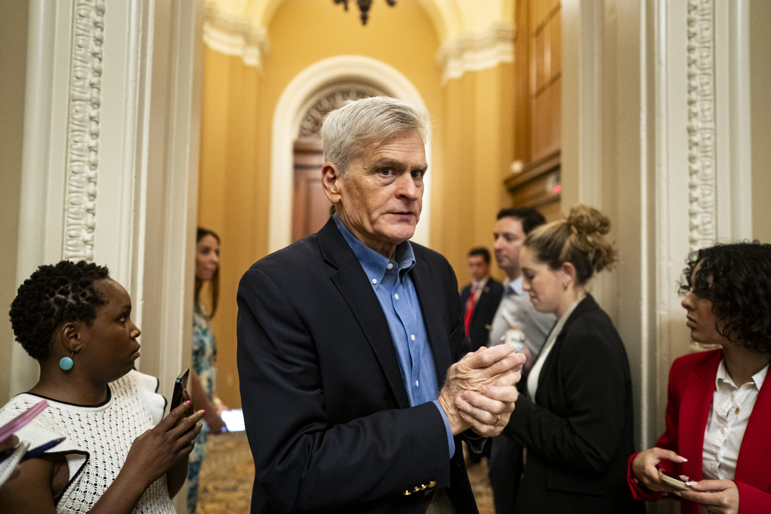 Sen. Bill Cassidy’s campaign touts record-setting $9M war chest as he leads primary challengers