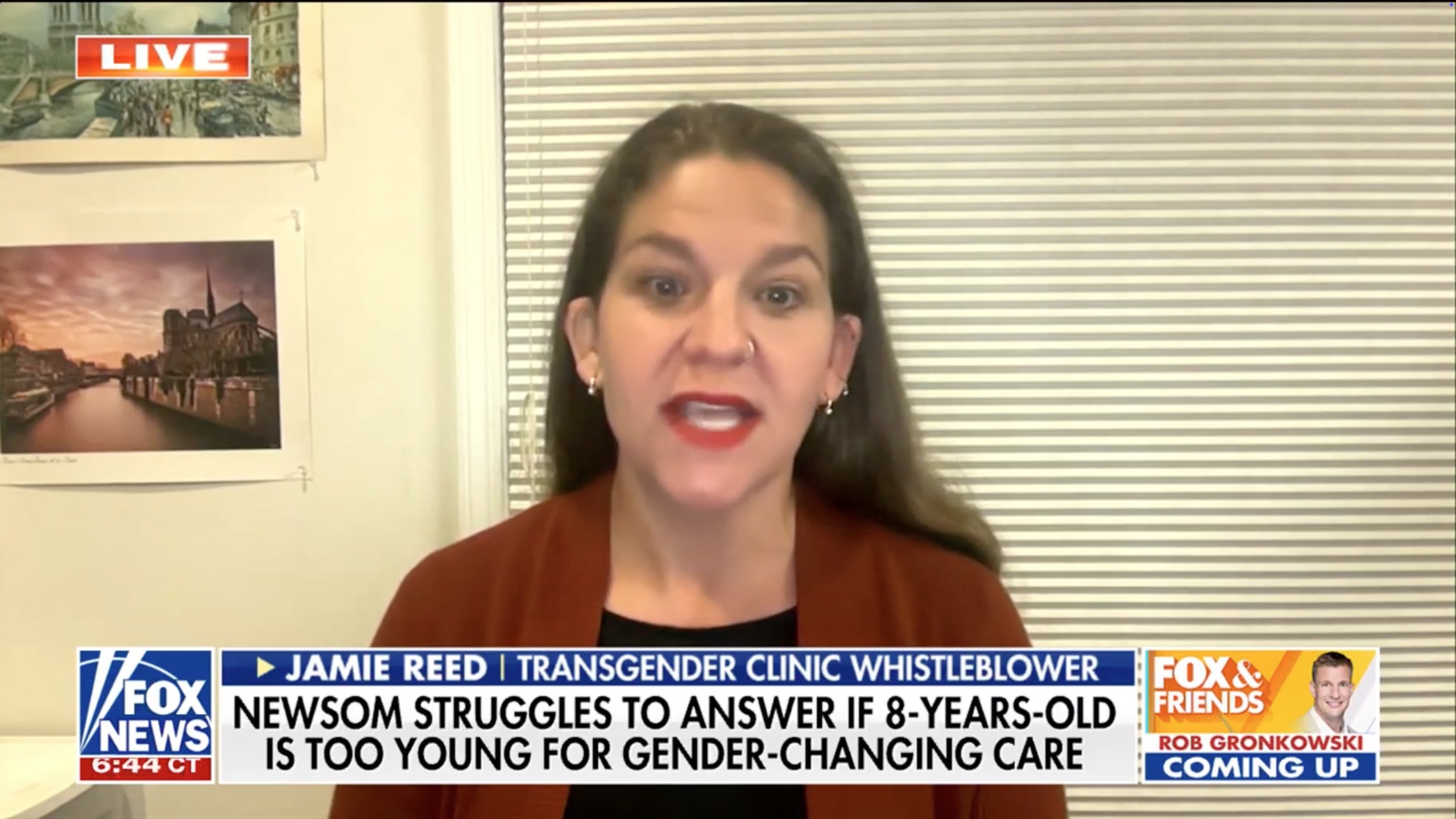 Dem gender clinic whistleblower rips Gavin Newsom for dodging question on treatment for kids