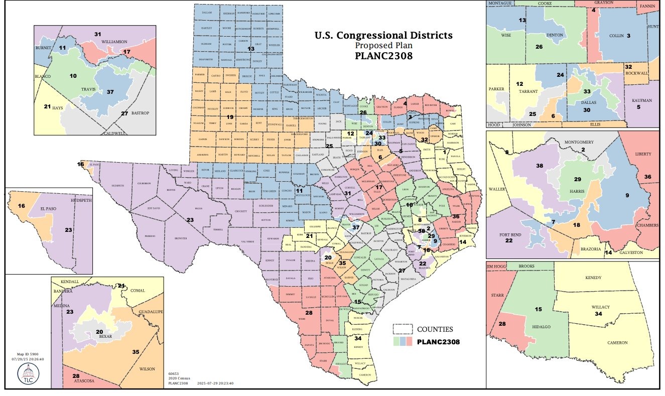Texas Republicans pitch new House map to net them up to five more seats