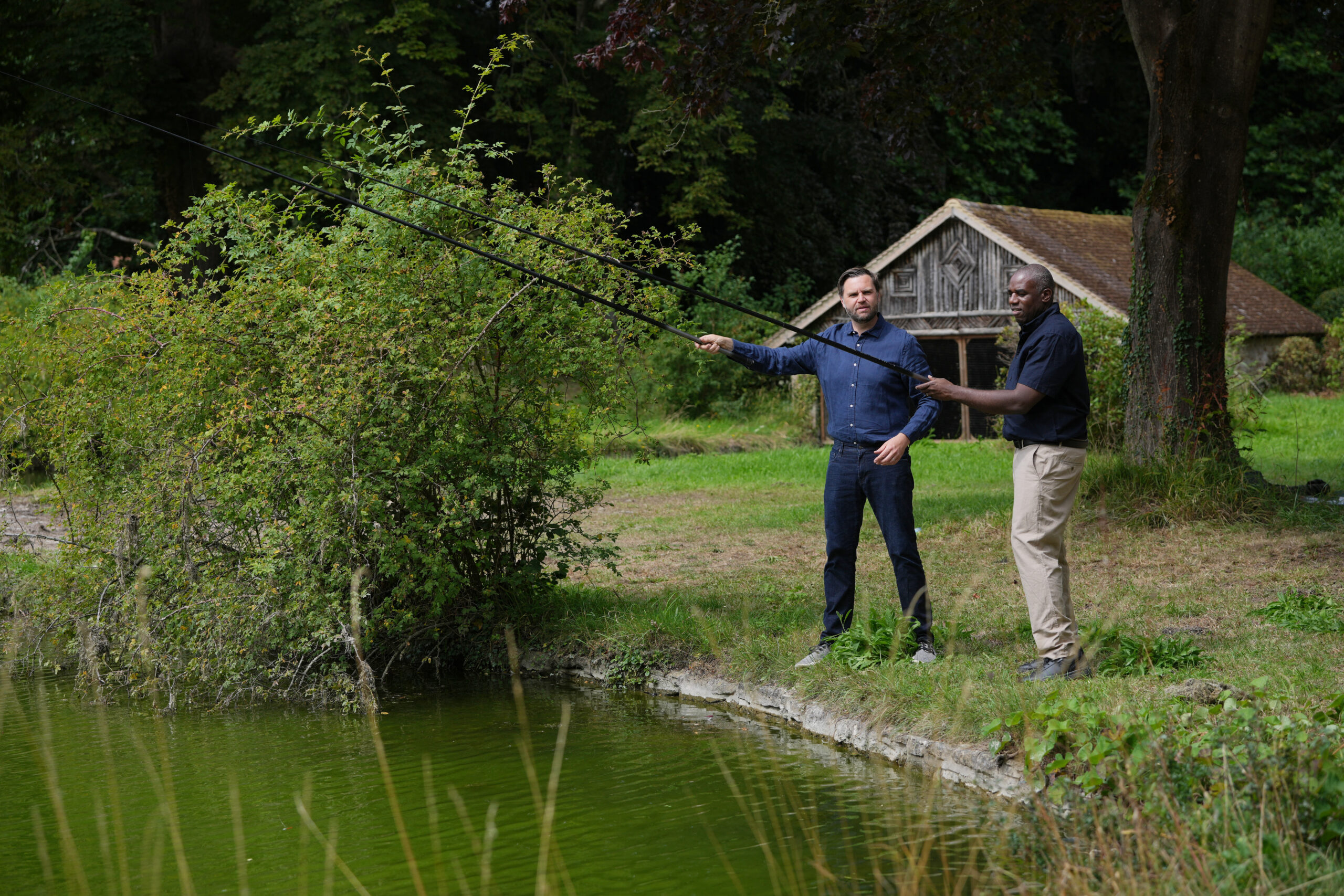 JD Vance goes fishing — for trout — with UK’s Lammy