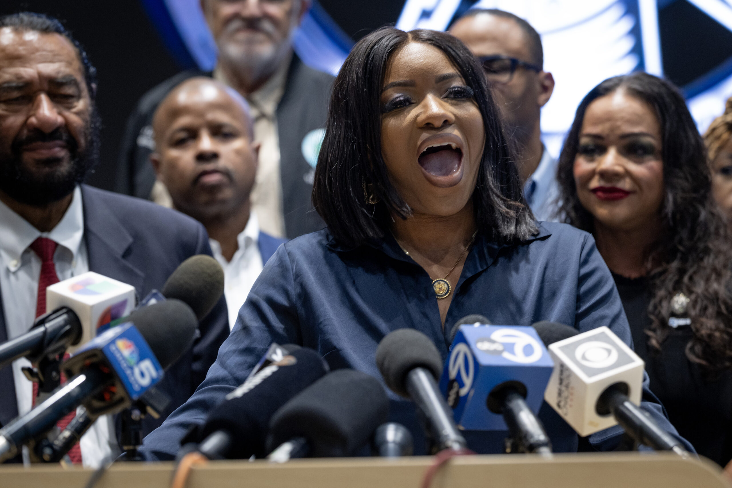 Far-left Rep. Jasmine Crockett calls Trump a ‘piece of s–t’  in latest rant against the president 