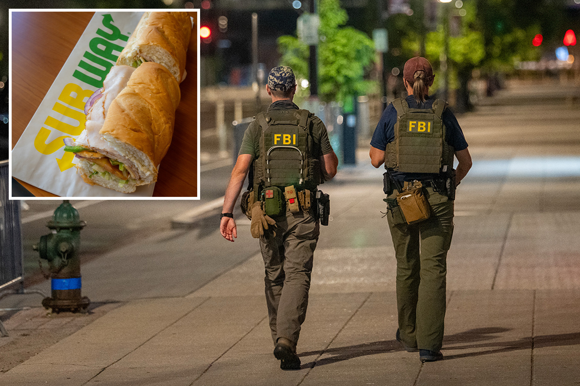 DC man charged with felony assault after hitting federal agent with Subway sandwich
