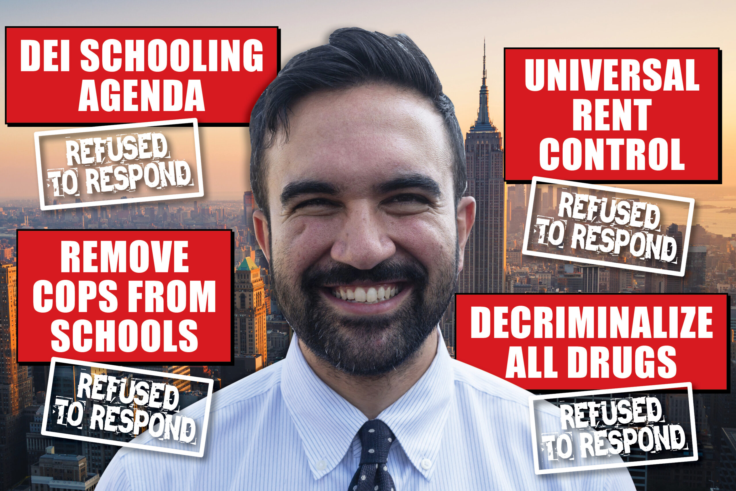 These are the outrageously radical DSA-NYC policies Zohran Mamdani refuses to say he rejects