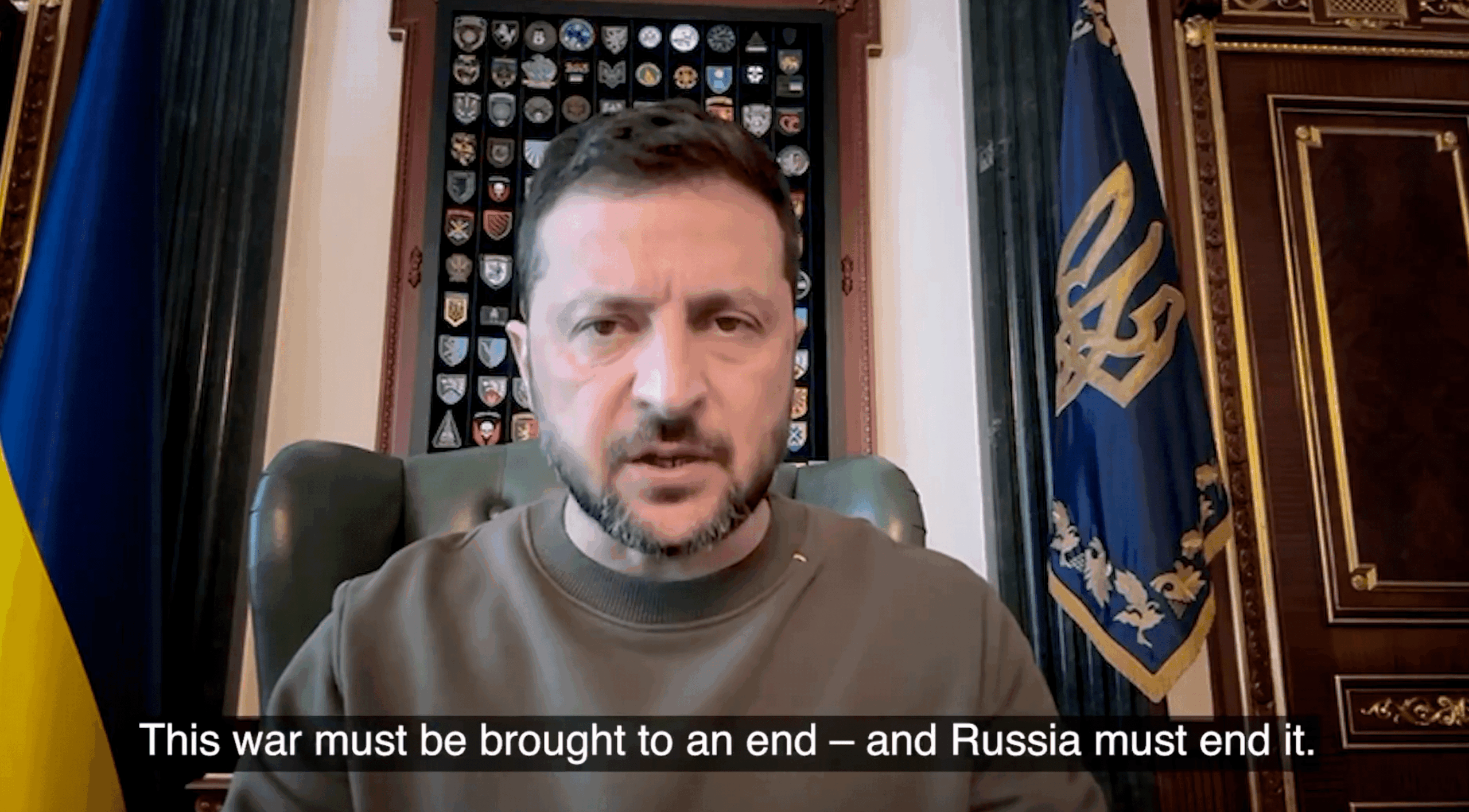 Zelensky vows Russia will not get any Ukrainian land seized during war as Trump prepares for meeting with Putin