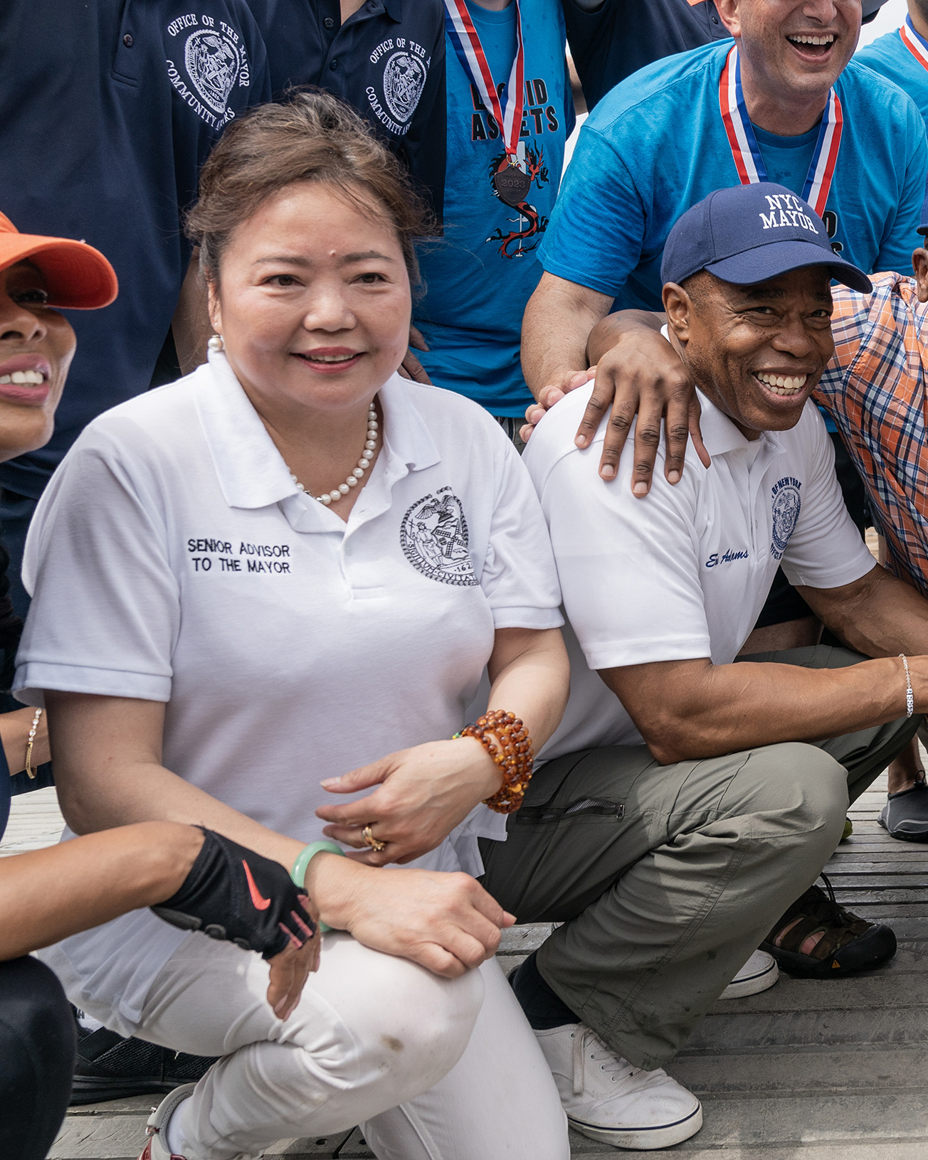 Top Eric Adams adviser Winnie Greco caught handing CITY reporter a bag of chips stuffed with cash