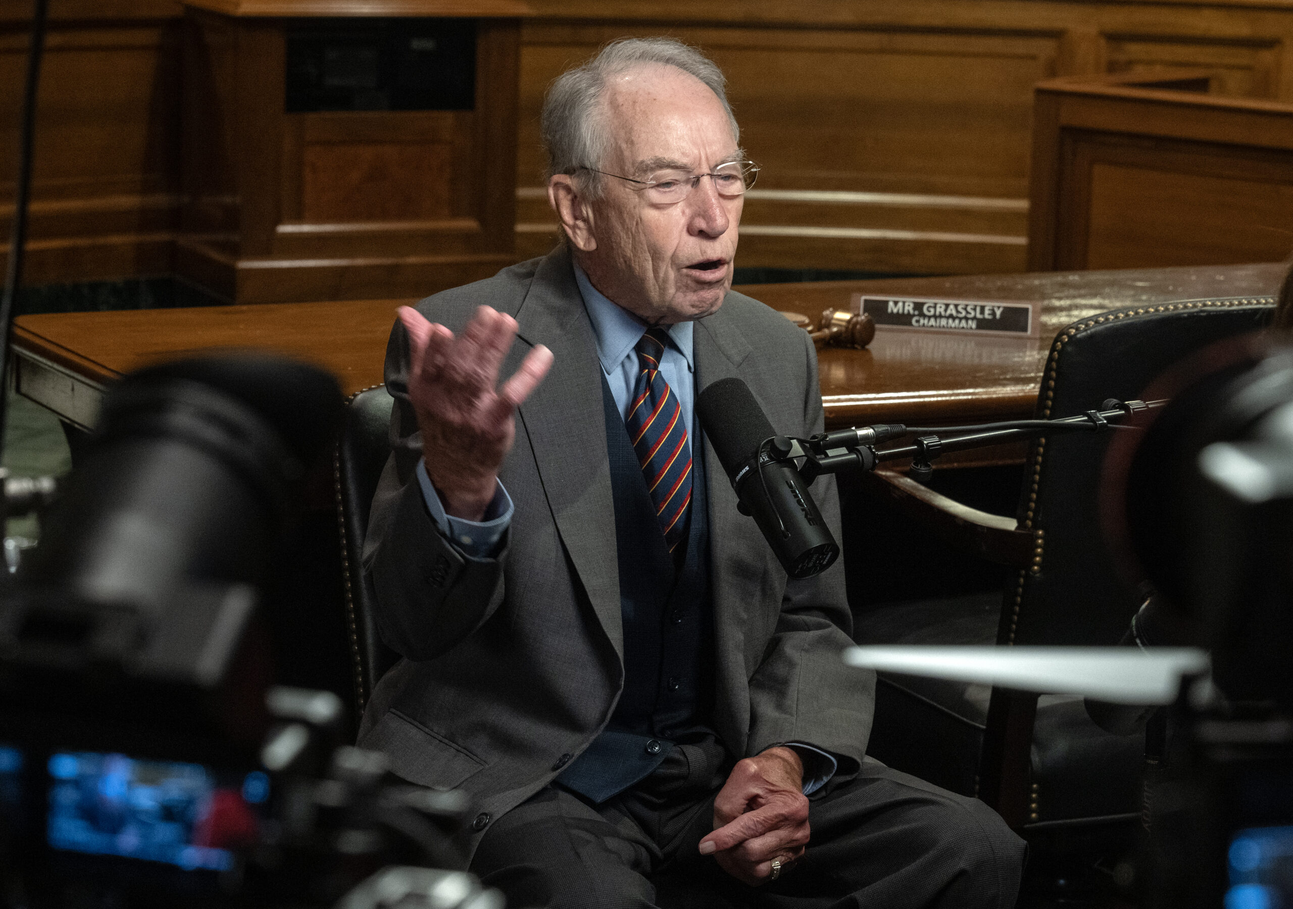 Grassley insists to ‘Pod Force One’ that Biden was controlled by staff and will go down in history as ineffective president and senator