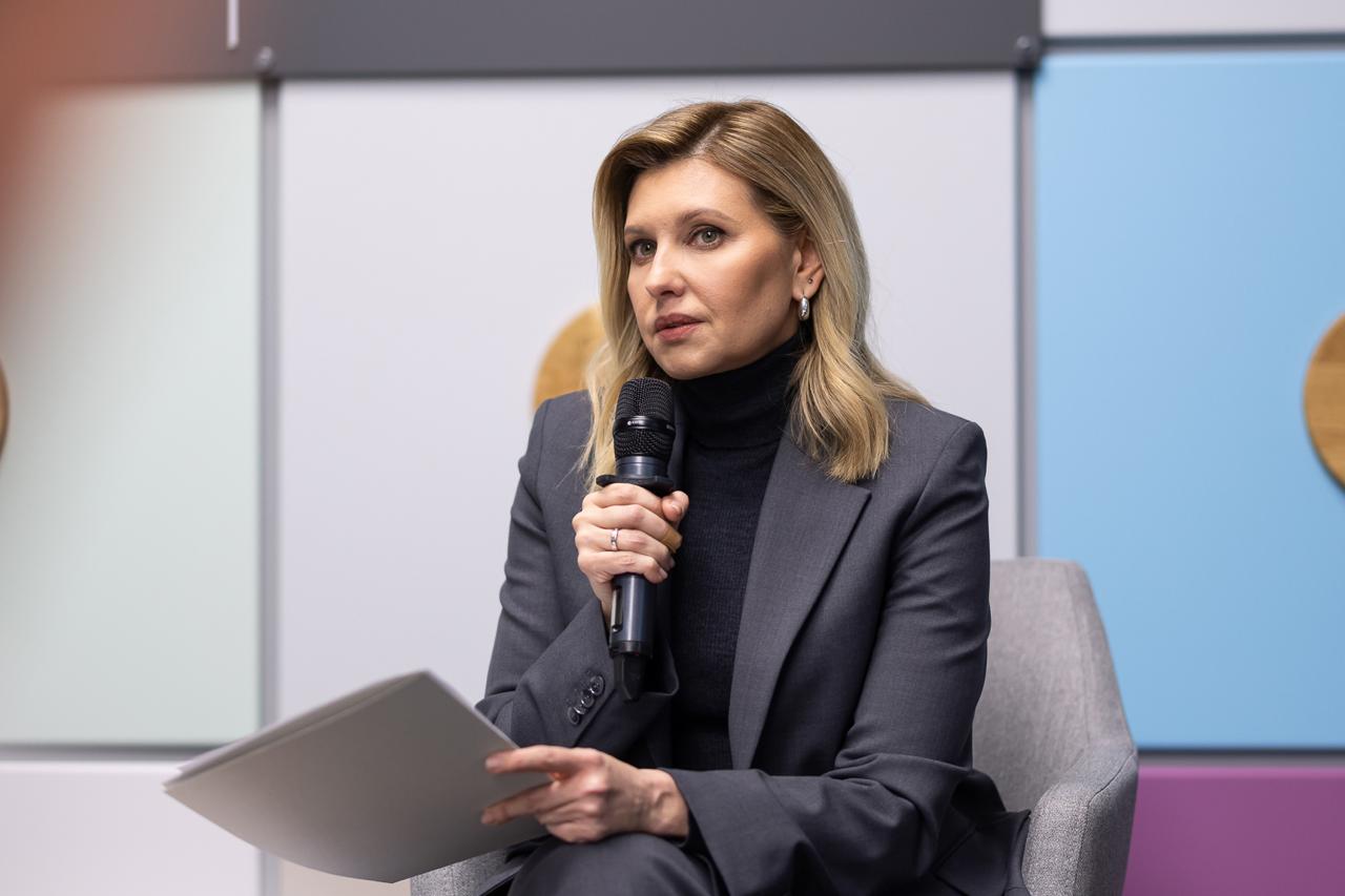 Ukraine’s first lady demands return of thousands of kidnapped children as peace terms with Russia are considered