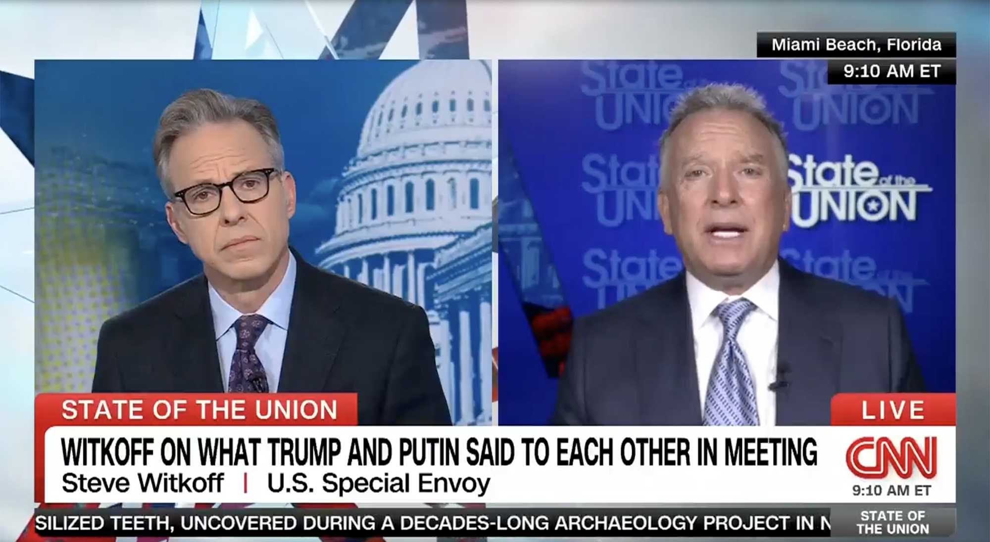 Putin agreed to NATO-style US security guarantees for Ukraine at Alaska summit, Witkoff says