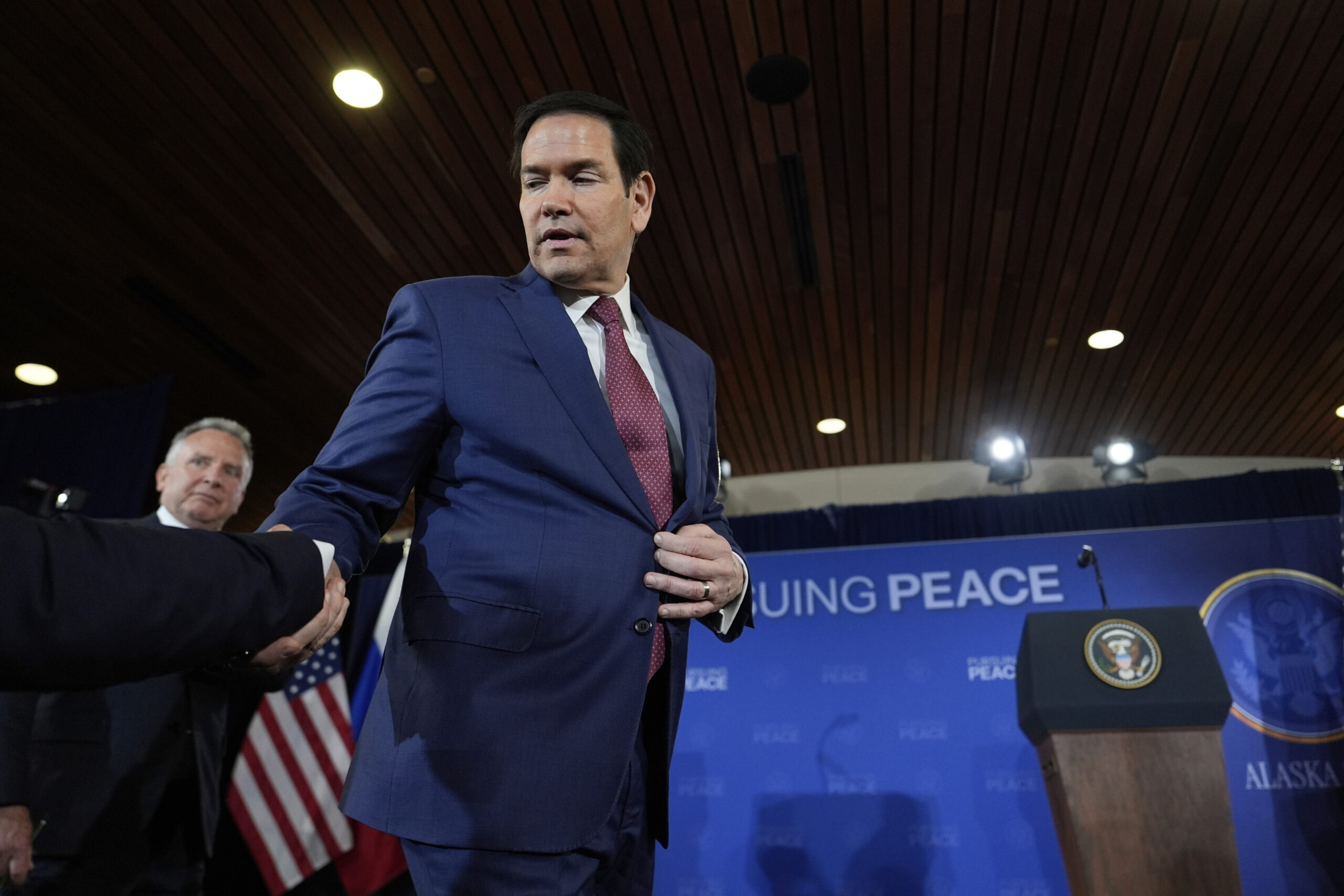 Rubio declares Russia has to ‘get something’ from peace deal as Putin demands Ukraine’s Donetsk region