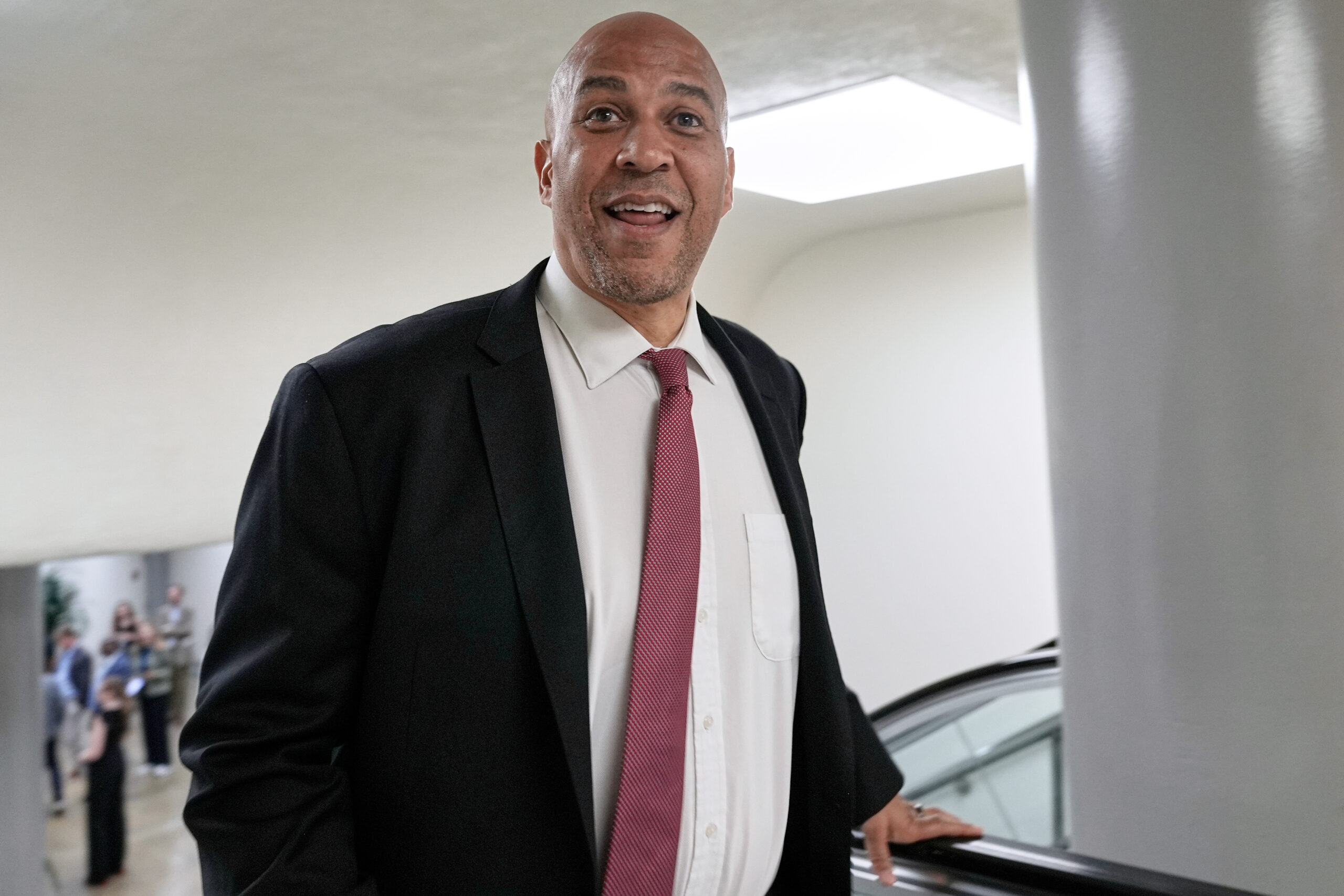 Dem senator defends working with Trump after Cory Booker’s ‘complicity’ accusation