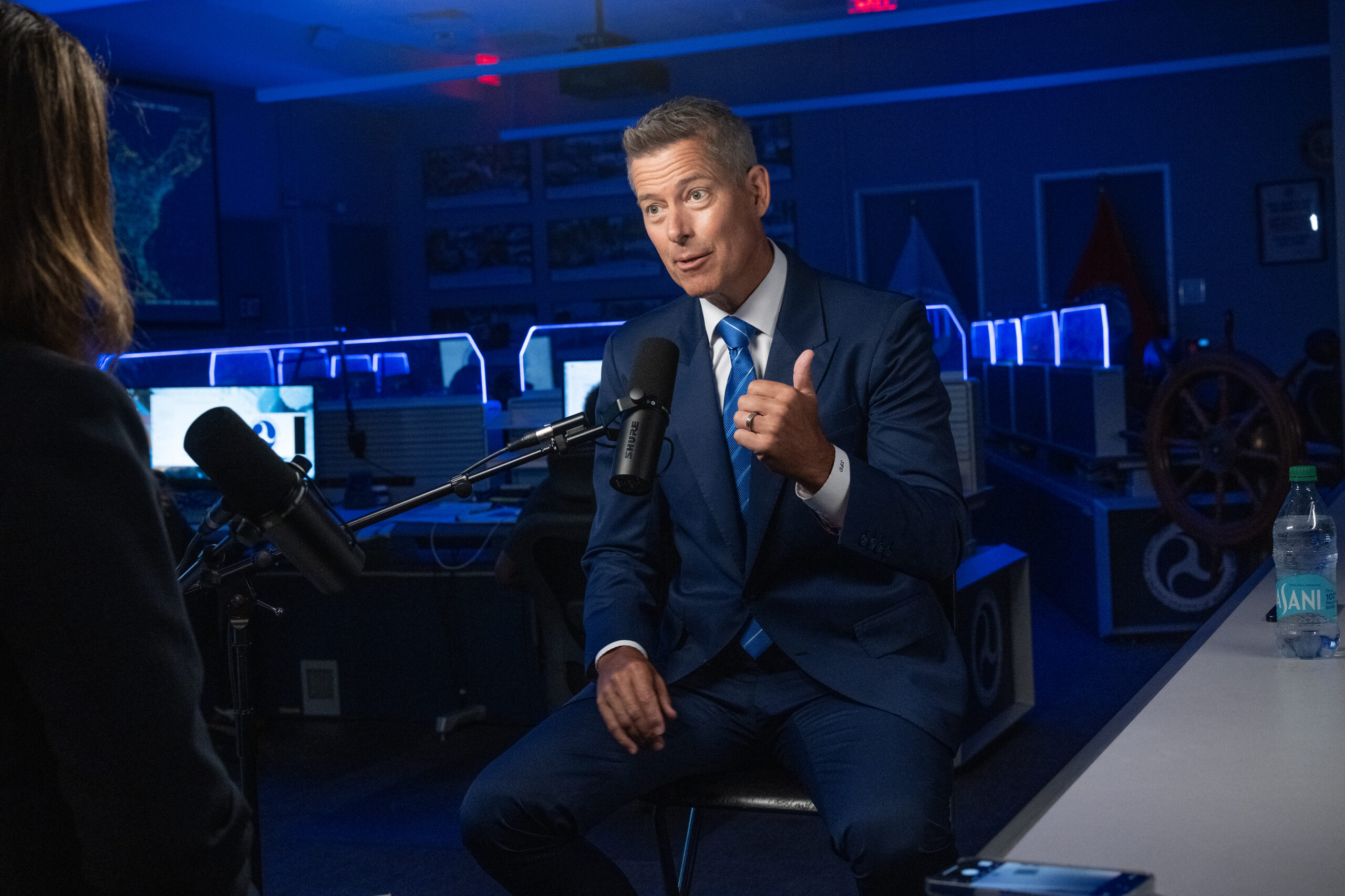 DOT chief Sean Duffy charges predecessor Pete Buttgieig lowered standards for air traffic controllers in bombshell claim during ‘Pod Force One’ appearance