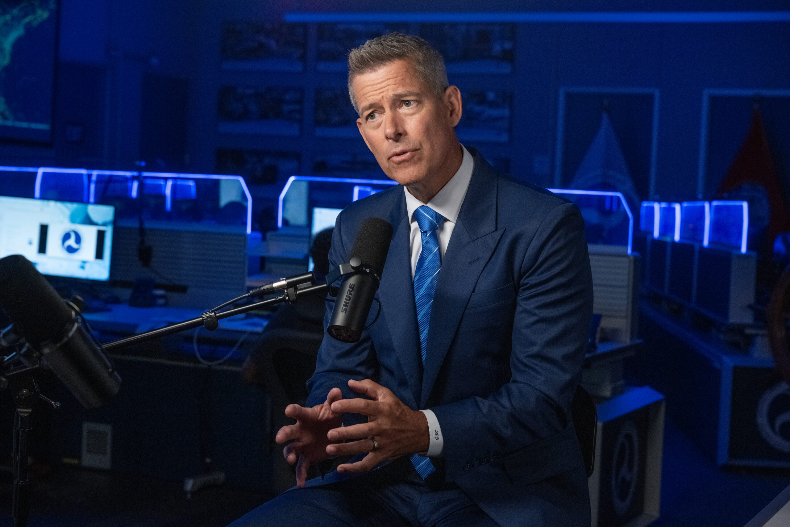 Sean Duffy opens up on spat with Elon Musk over cutting air traffic controllers on ‘Pod Force One’: ‘The Senate confirmed me’