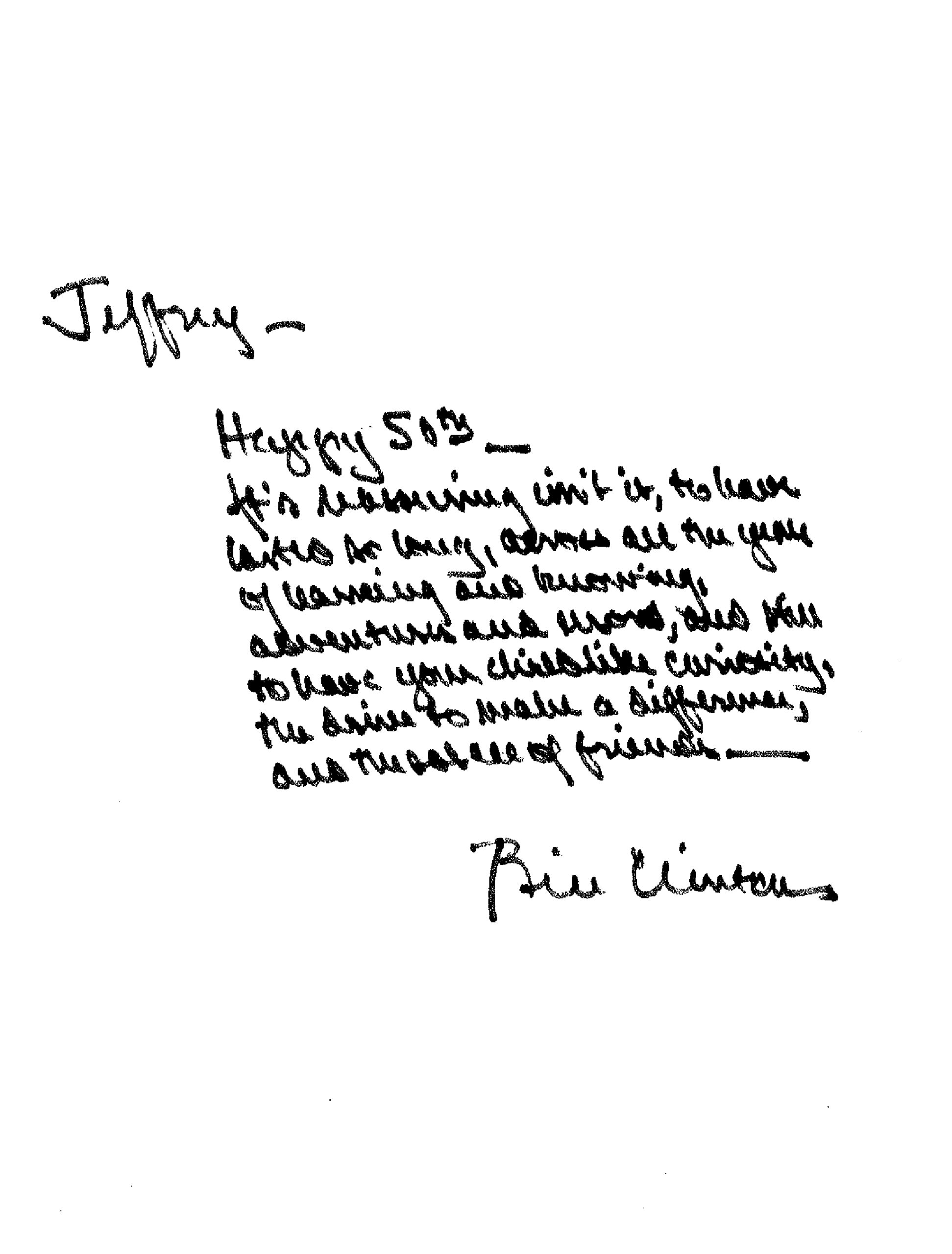 Bill Clinton letter in Epstein ‘birthday book’ among new files released by House Oversight Committee