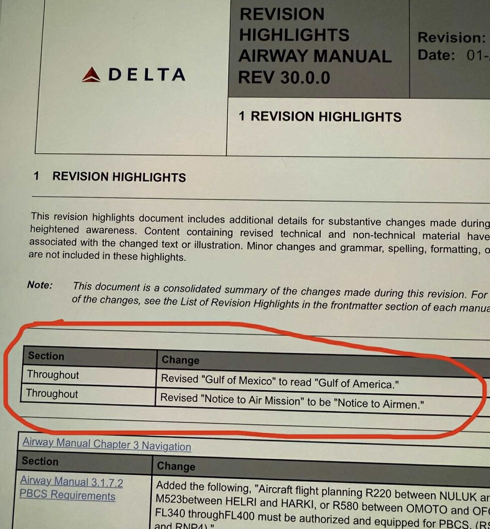 Trump announces Delta Air Lines will officially use ‘Gulf of America’: ‘Finally embracing MAGA’