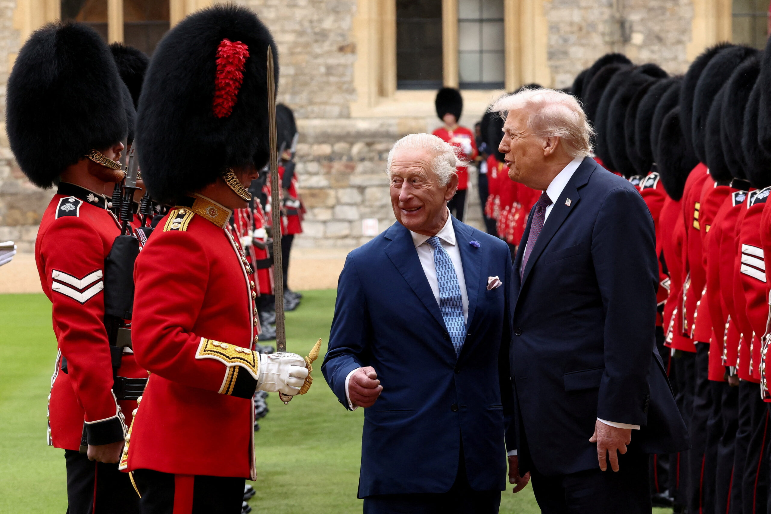 Video shows King Charles and Trump erupt with laughter after royal’s silly joke