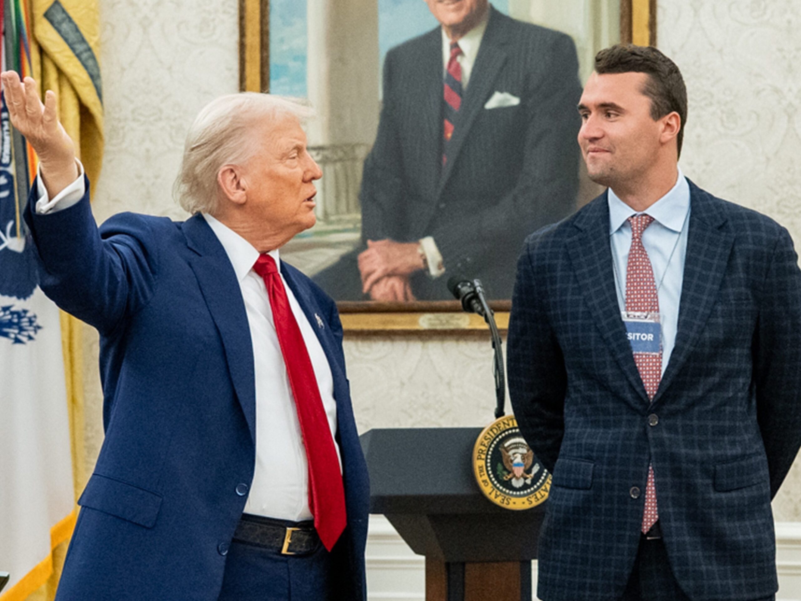 Trump says he told Charlie Kirk ‘you have a good chance at being president’