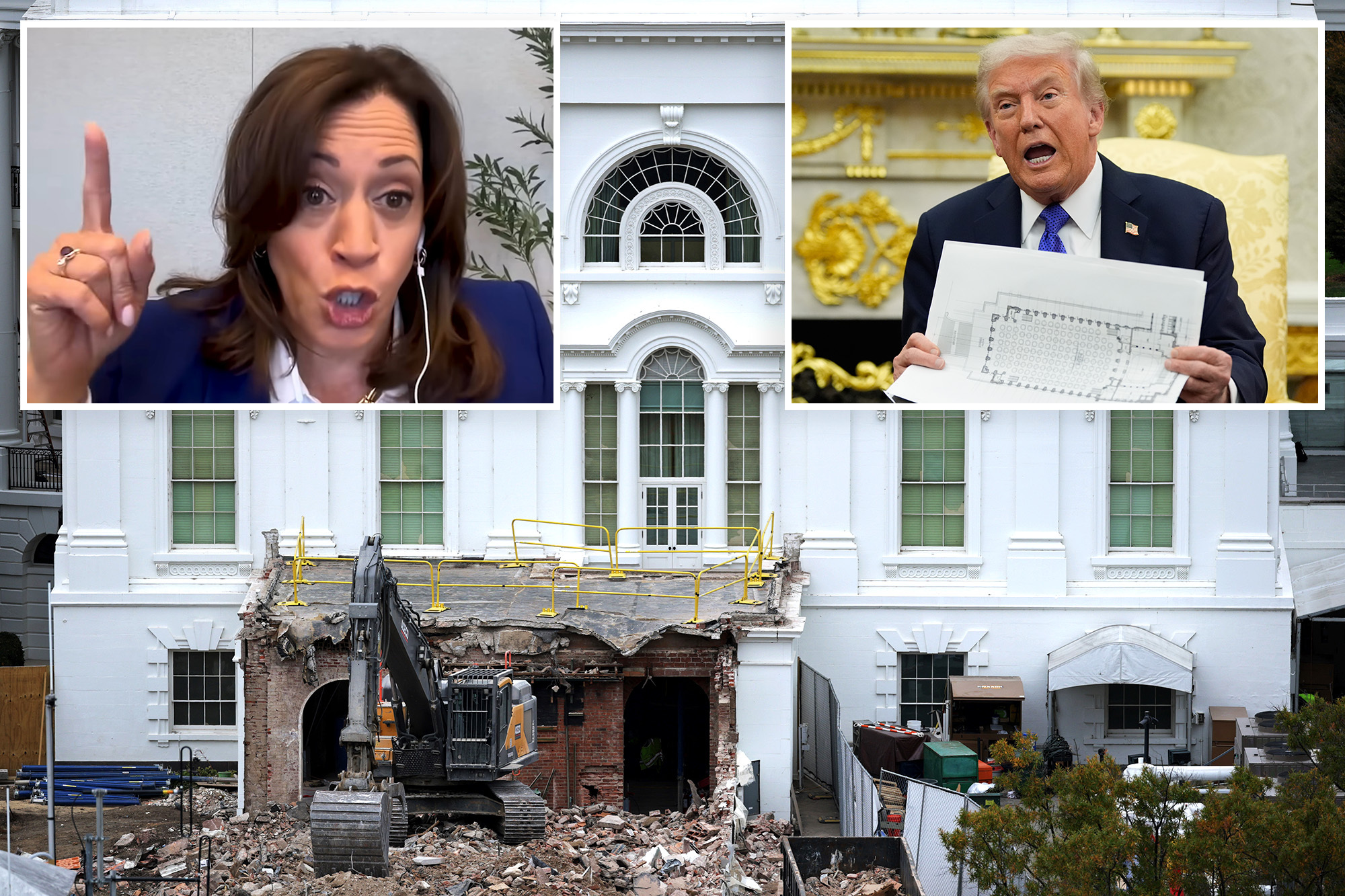 Kamala Harris loses it, goes on expletive-laden rant about Trump’s donation-funded ballroom