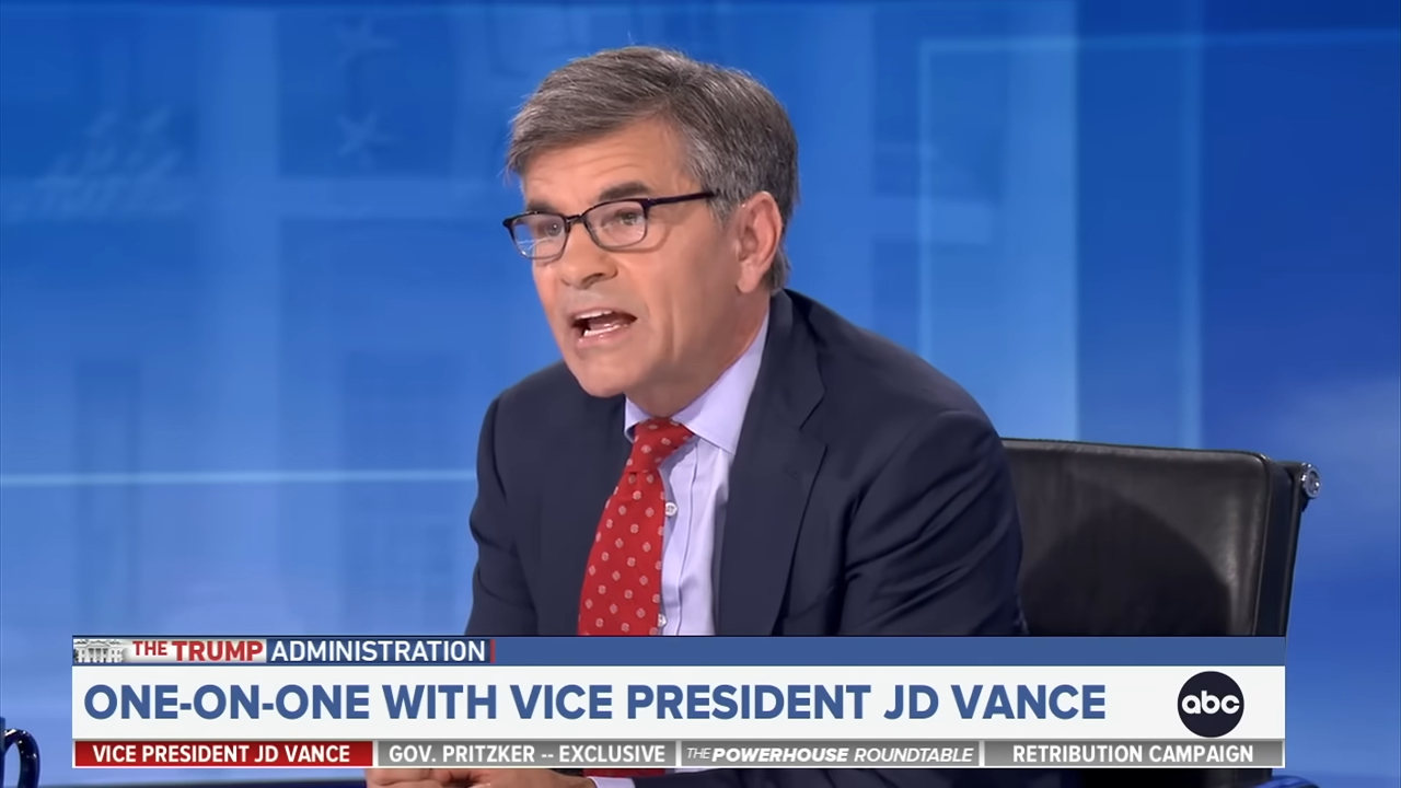Trump mocks ABC’s George Stephanopoulos, says he’ll refuse their questions over treatment of JD Vance