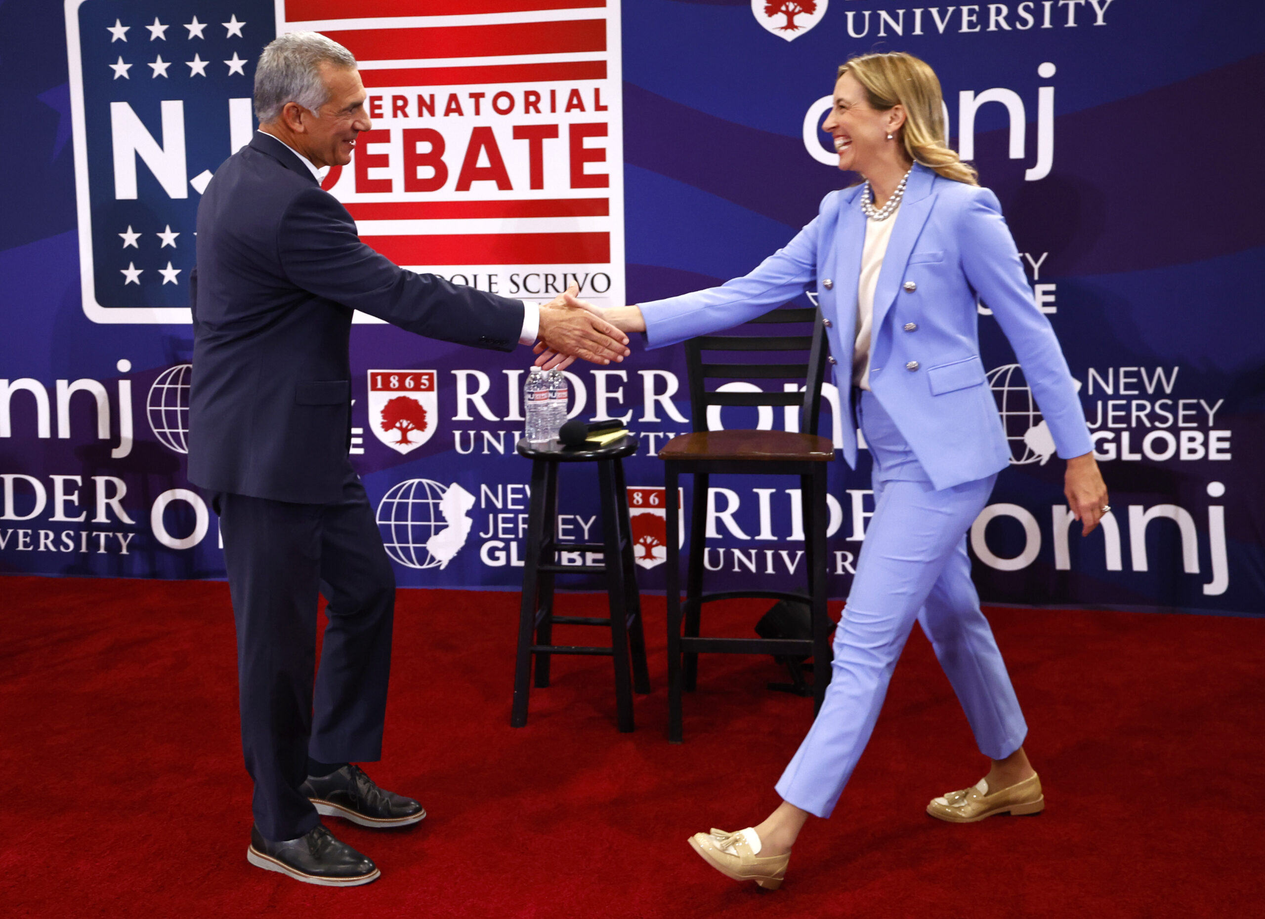 Mikie Sherrill and Jack Ciattarelli face off in final NJ governor debate as polls tighten dramatically