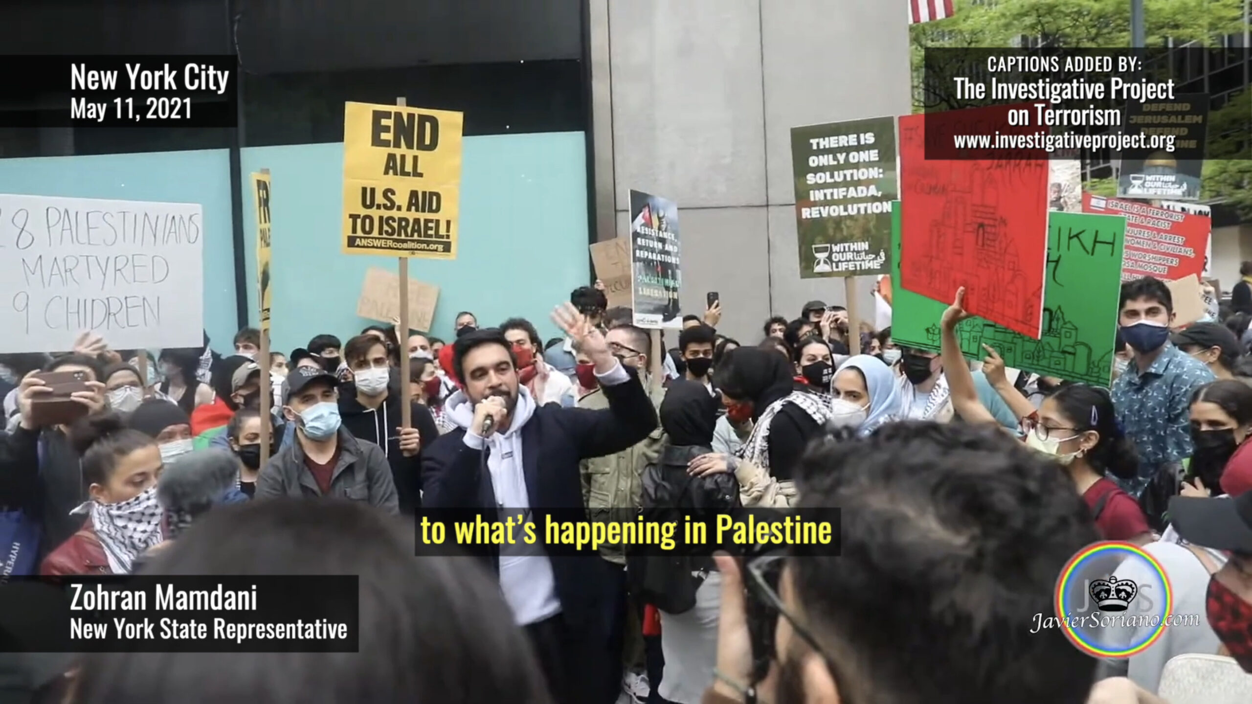 Video shows deranged Zohran Mamdani passionately shouting anti-Israel ‘BDS’ chant at rally