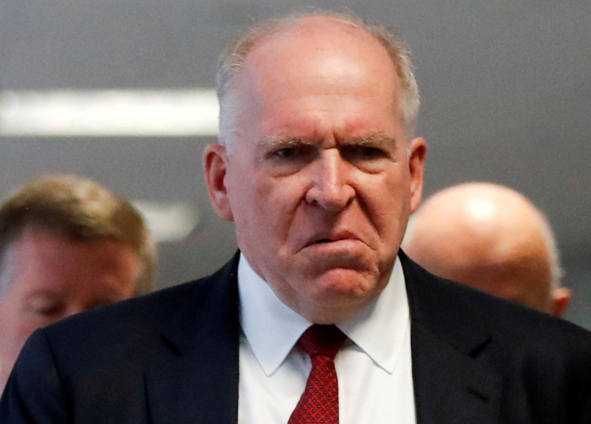 Ex CIA Director John Brennan explodes as he’s confronted about Hunter Biden’s laptop