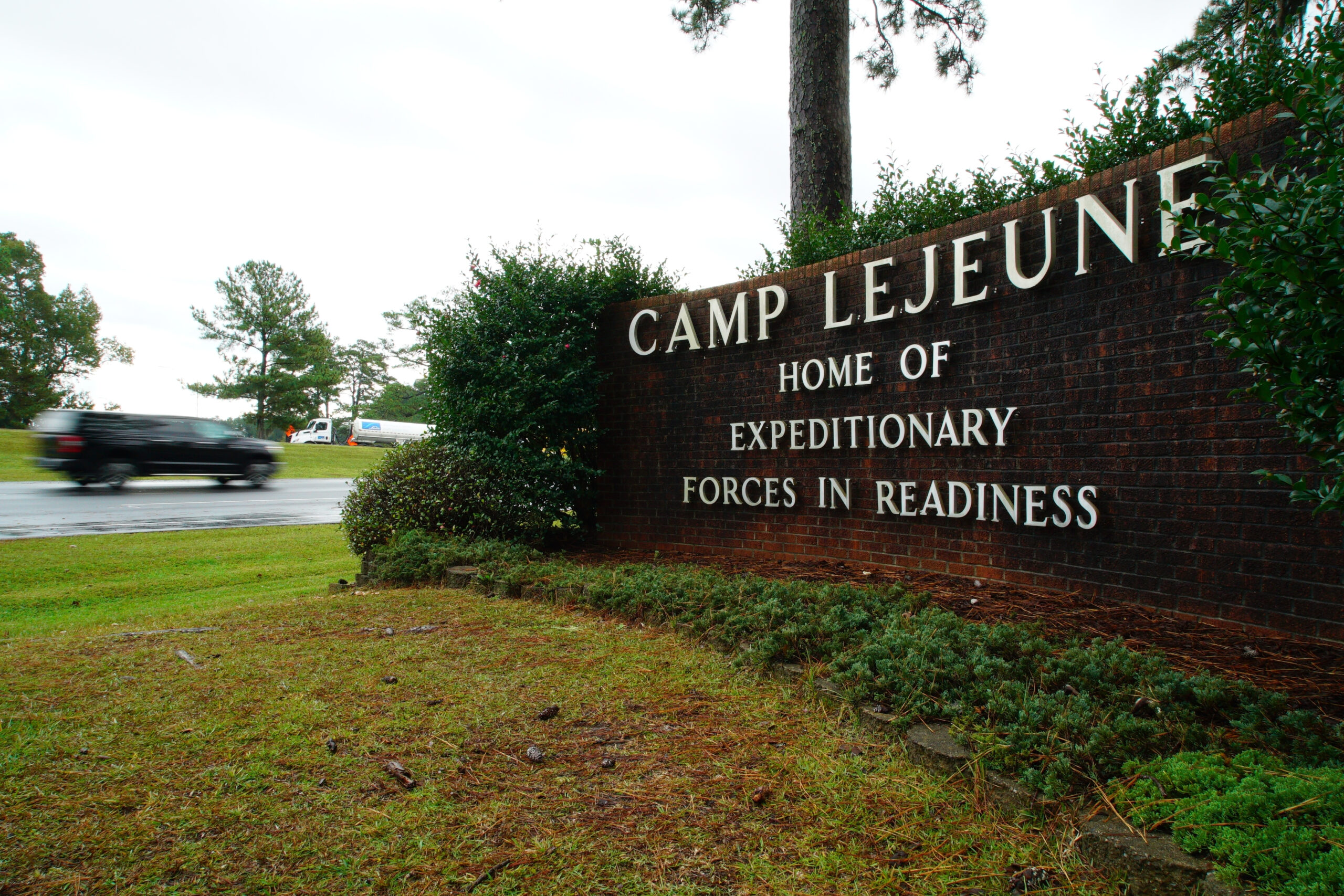 Veterans exposed to toxic chemicals at Camp Lejeune urge Trump to deliver ‘long overdue justice,’ as Melania and Usha visit military base 