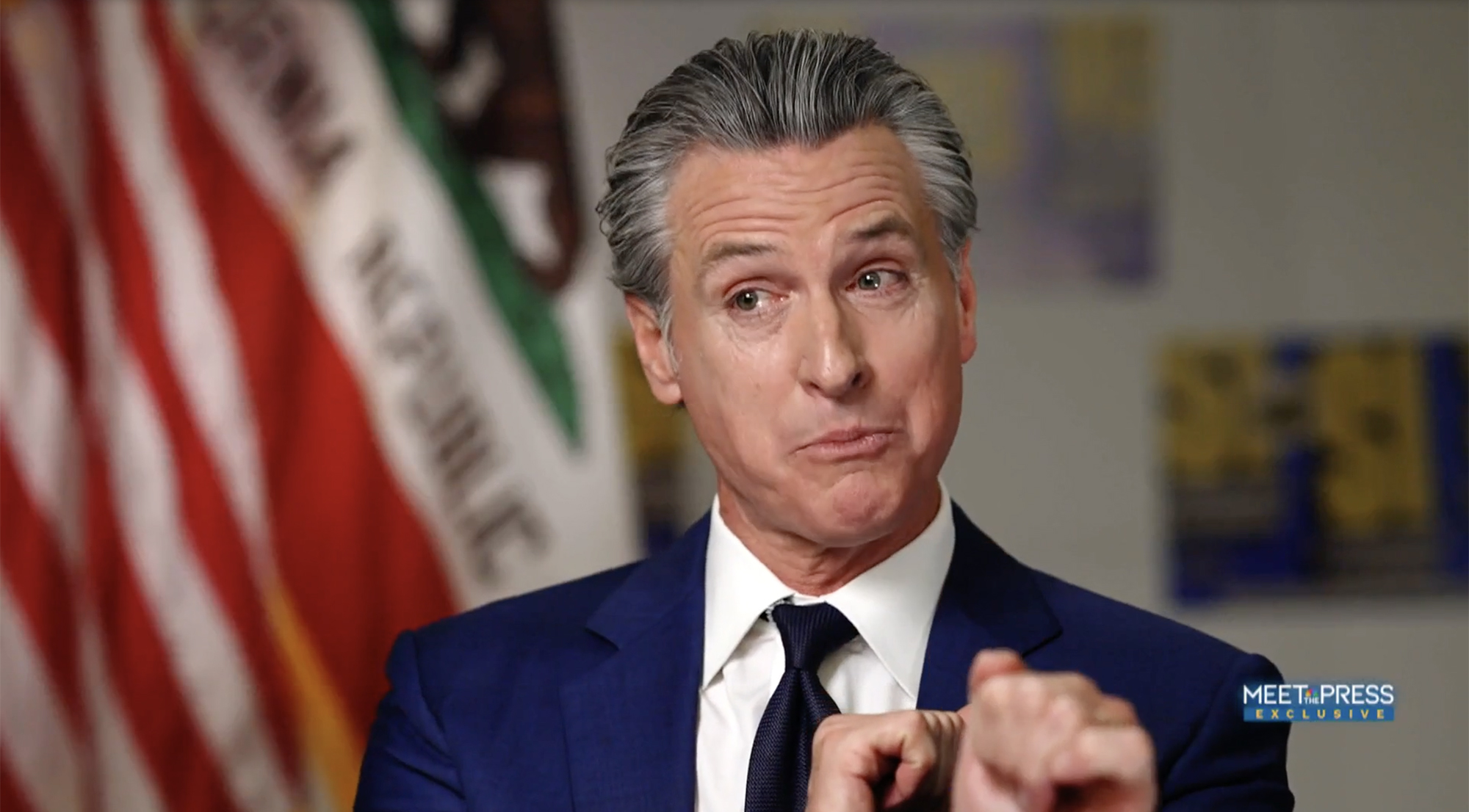 Newsom claims he ‘never had’ concerns about Biden’s capacity — except for one glaring incident