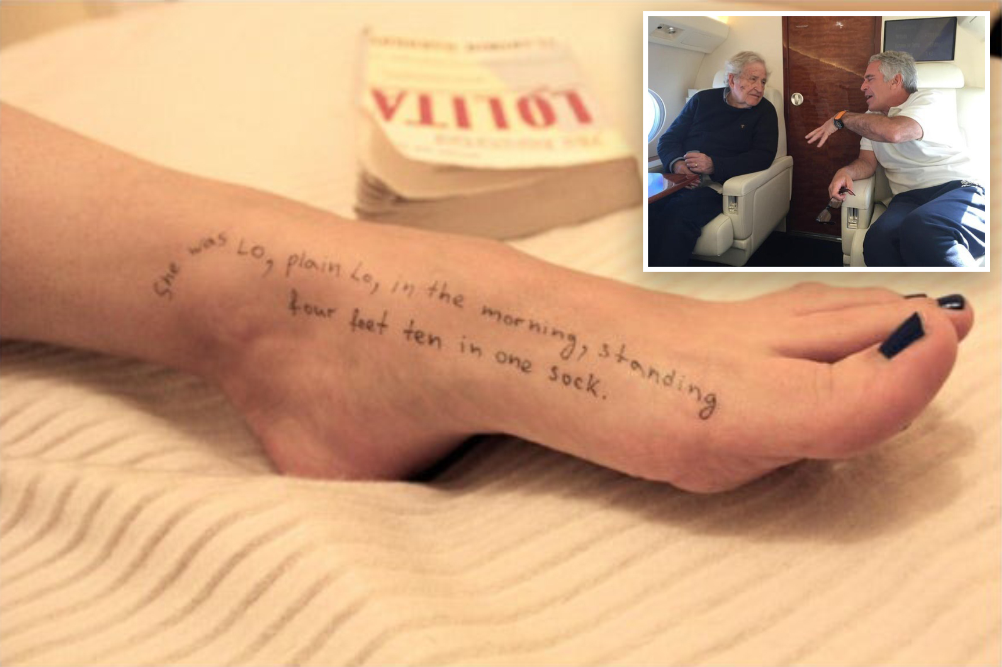 New Jeffrey Epstein photo dump shows women with ‘Lolita’ quotes scrawled on their bodies