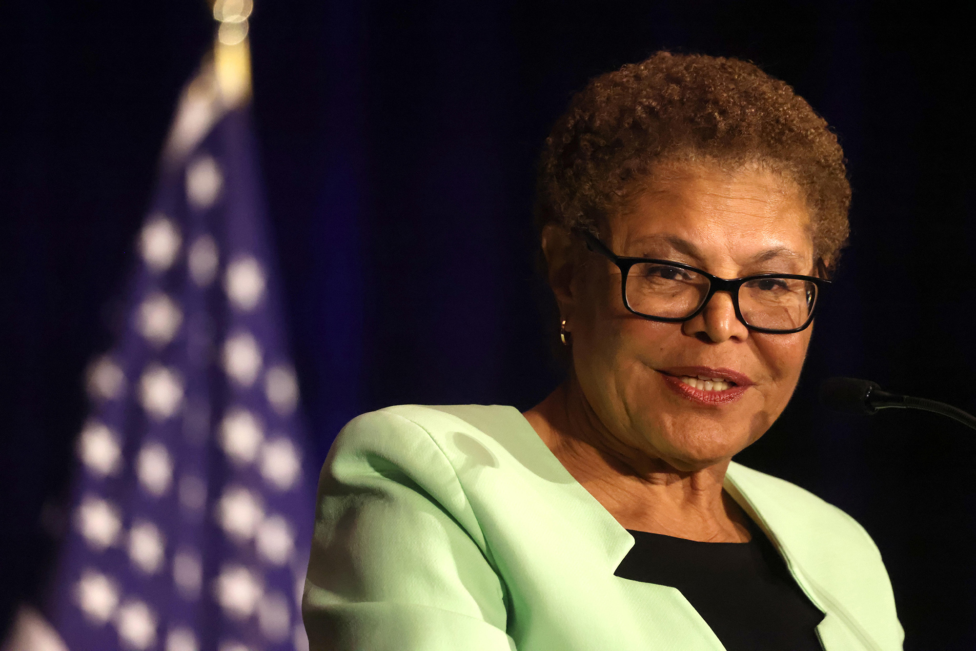 LA Mayor Karen Bass calls it ‘sad’ that Hispanics are joining Border Patrol – suggests they’re desperate for money 