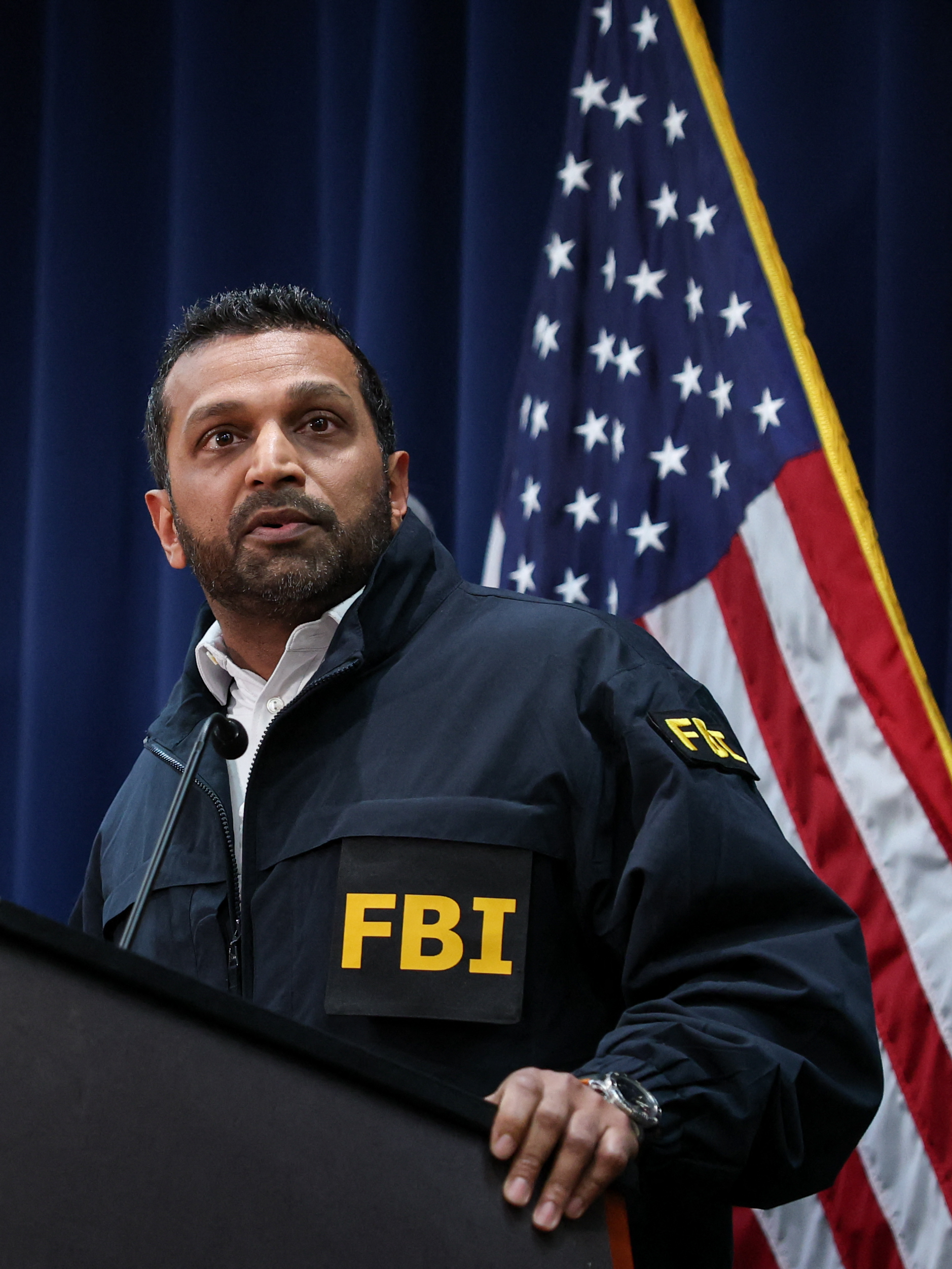 Kash Patel reacts to embarrassing FBI raid jacket tale