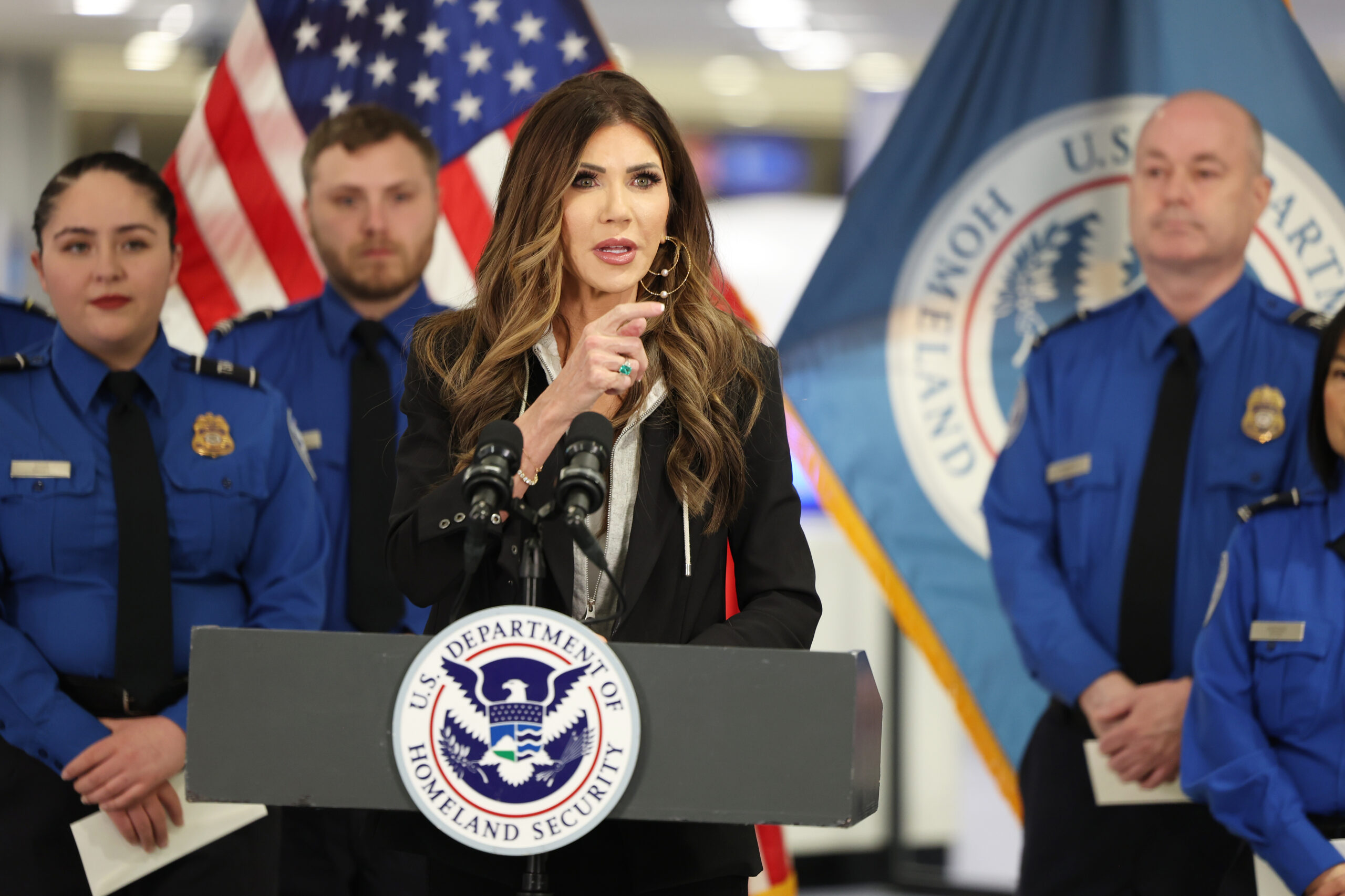 DHS chief Kristi Noem wants full travel ban on ‘every damn country’ she says sends ‘killer’ migrants to US