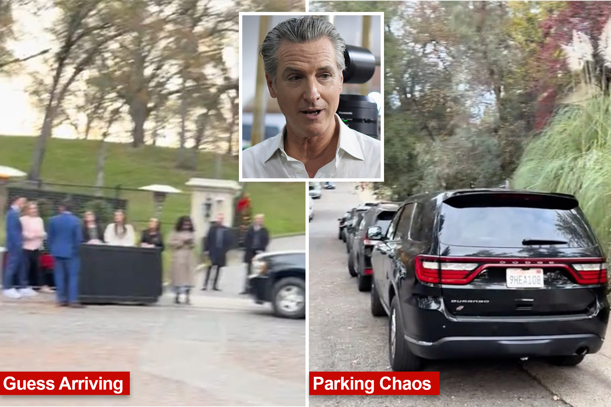 Gavin Newsom’s Christmas party caused traffic hell for neighbors — who are sick of his parties