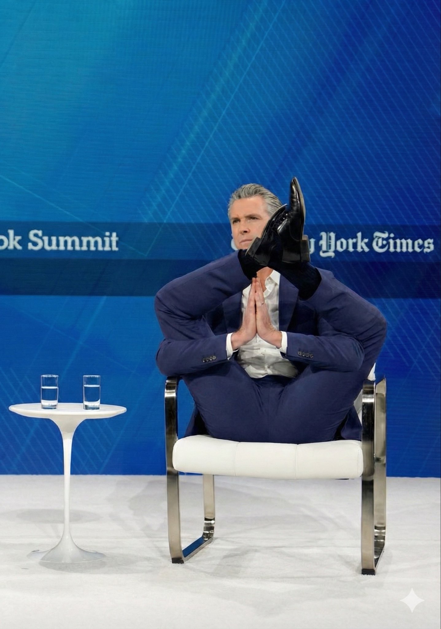 California Gov. Gavin Newsom grosses out internet with bizarre AI reaction to NY Post ball-busting