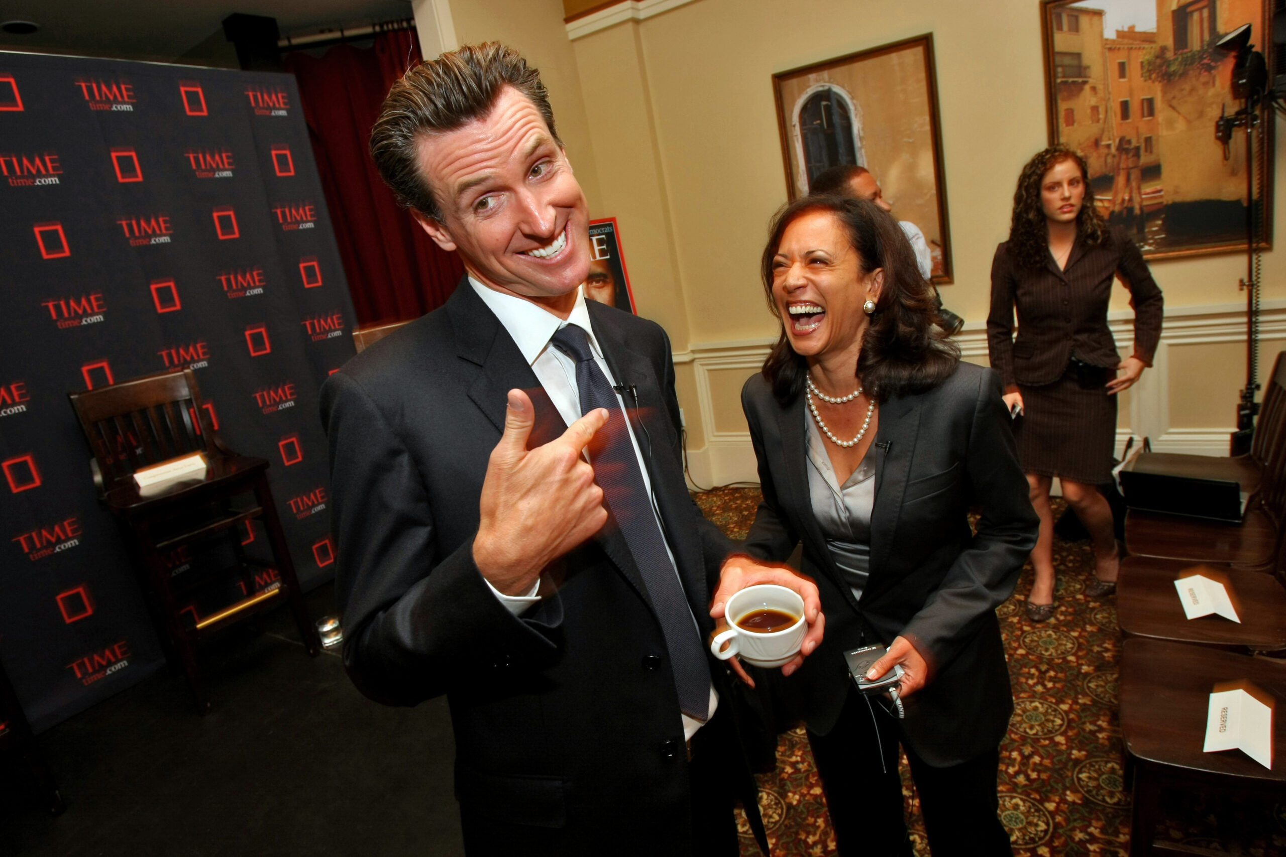 Kamala Harris flatters ‘very talented’ Gavin Newsom amid texting spat