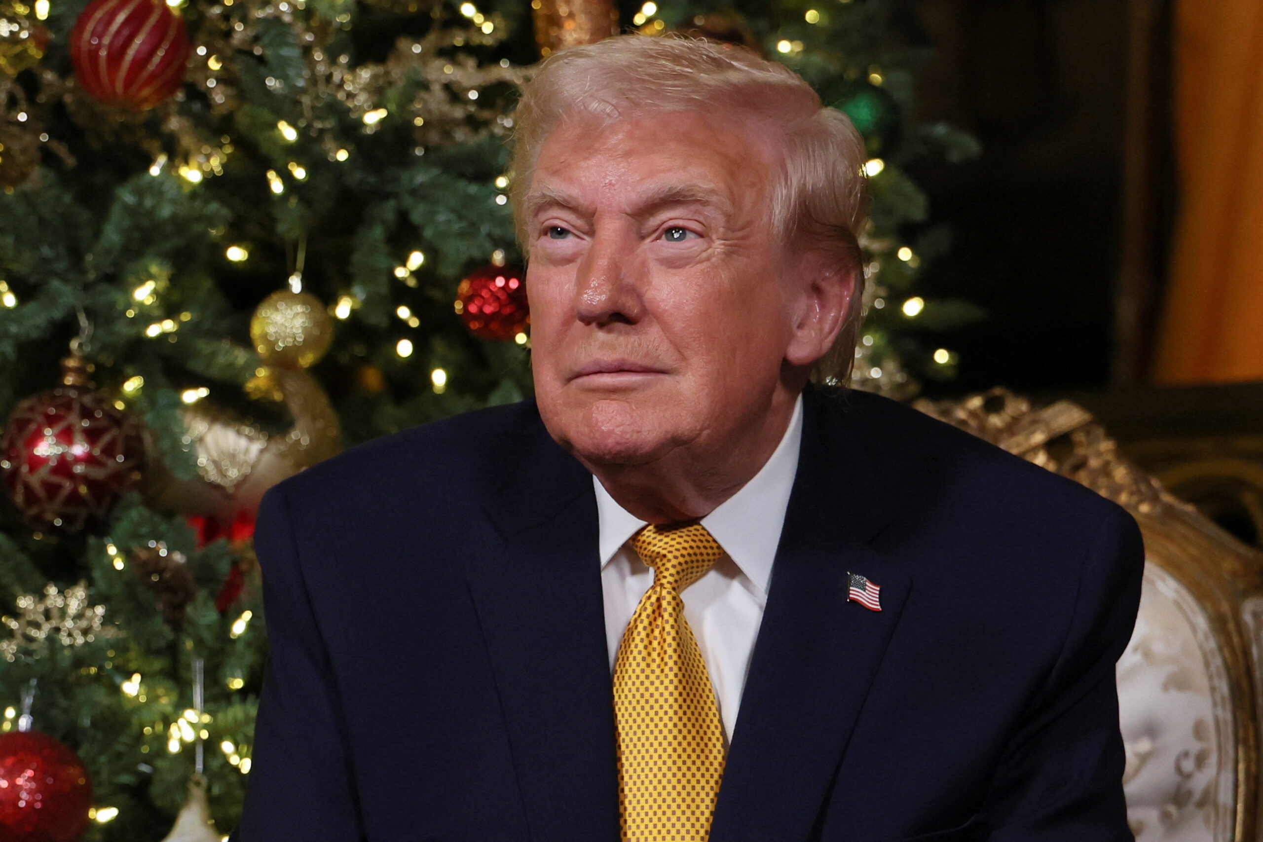 Trump rails against ‘the many Sleazebags who loved Jeffrey Epstein’ in latest Christmas message