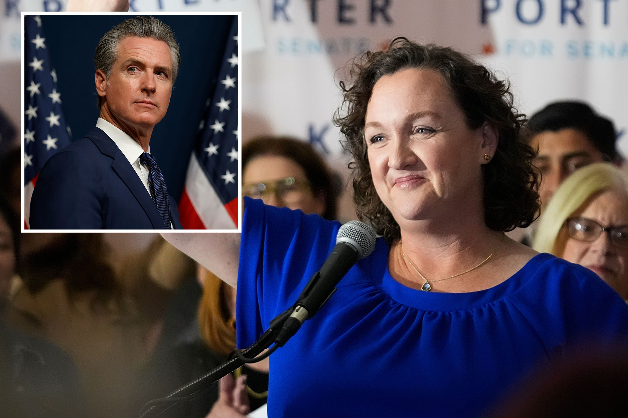 Ex-Rep. Katie Porter sinking in polls to replace California Governor Gavin Newsom