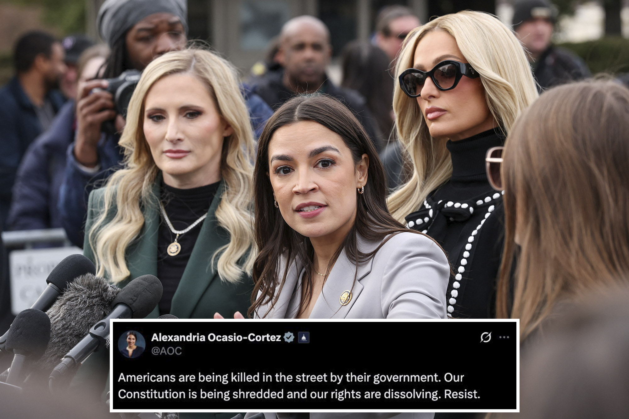 AOC urges US Senate to block ICE funding after armed protestor fatally shot in Minneapolis