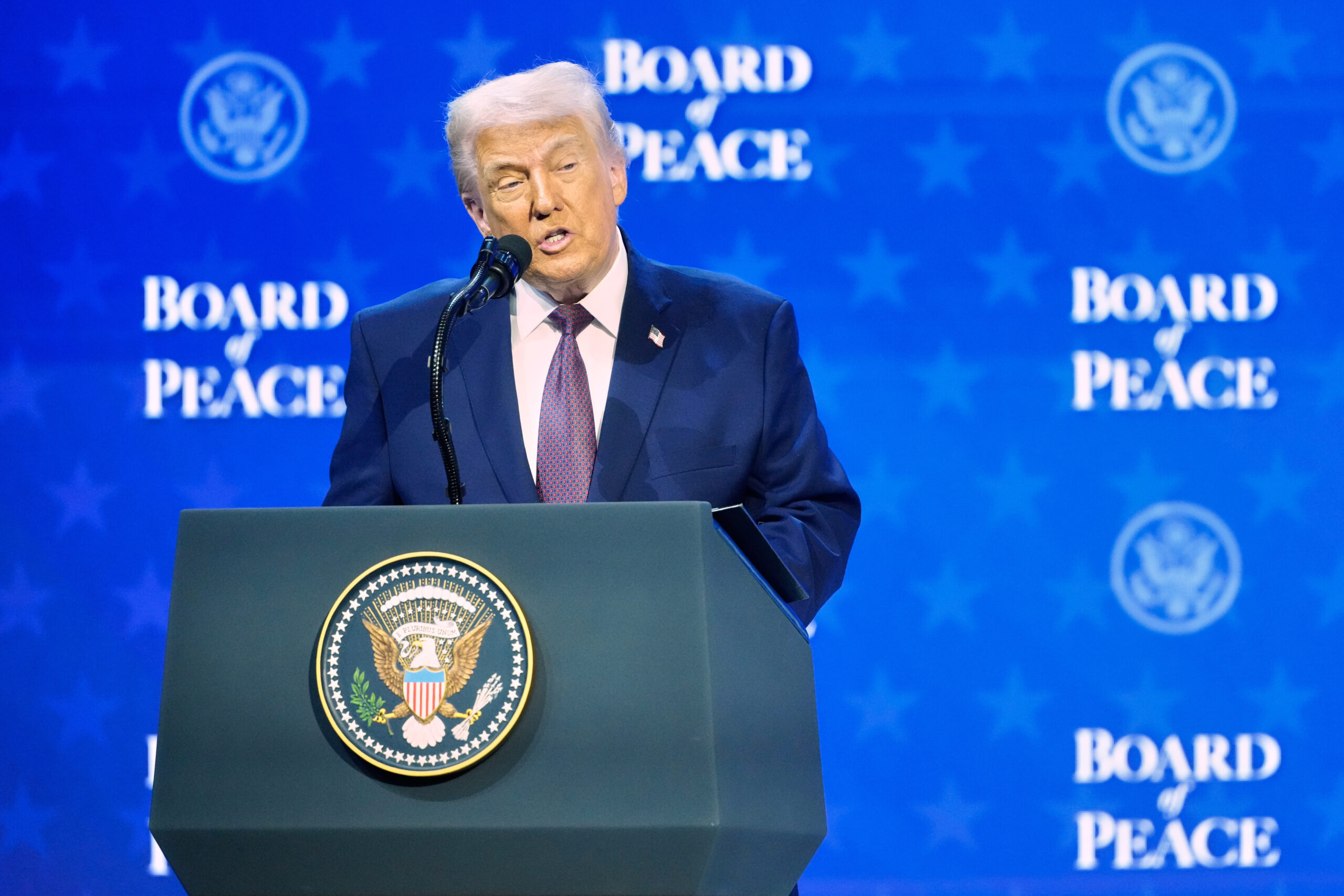 Trump claims ‘Iran does want to talk, and we’ll talk’ as he rolls out Board of Peace