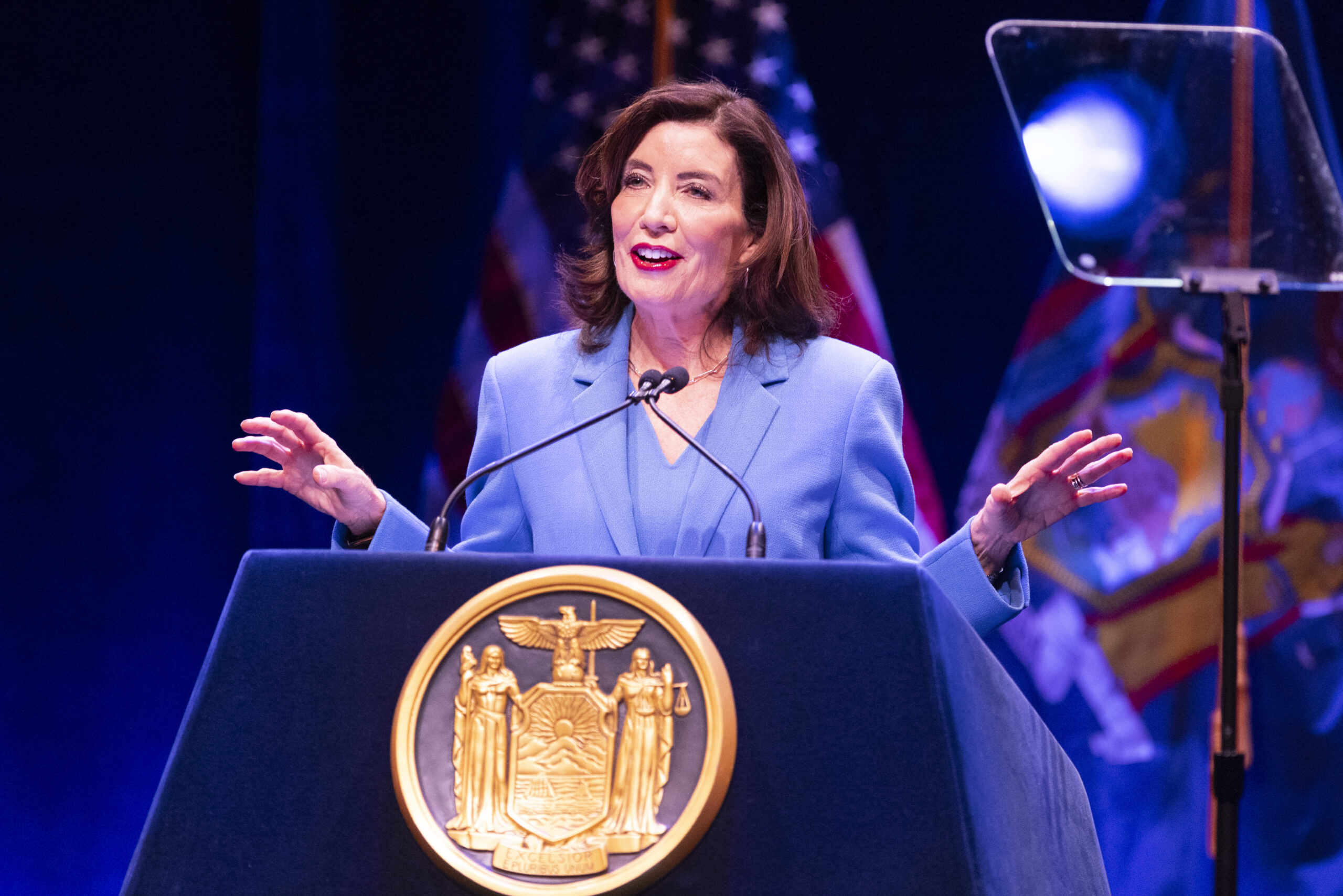 Gov. Hochul boosts subway safety funding $77M,  backs pilot ‘super speeders’ tech for lead-footed NYC drivers