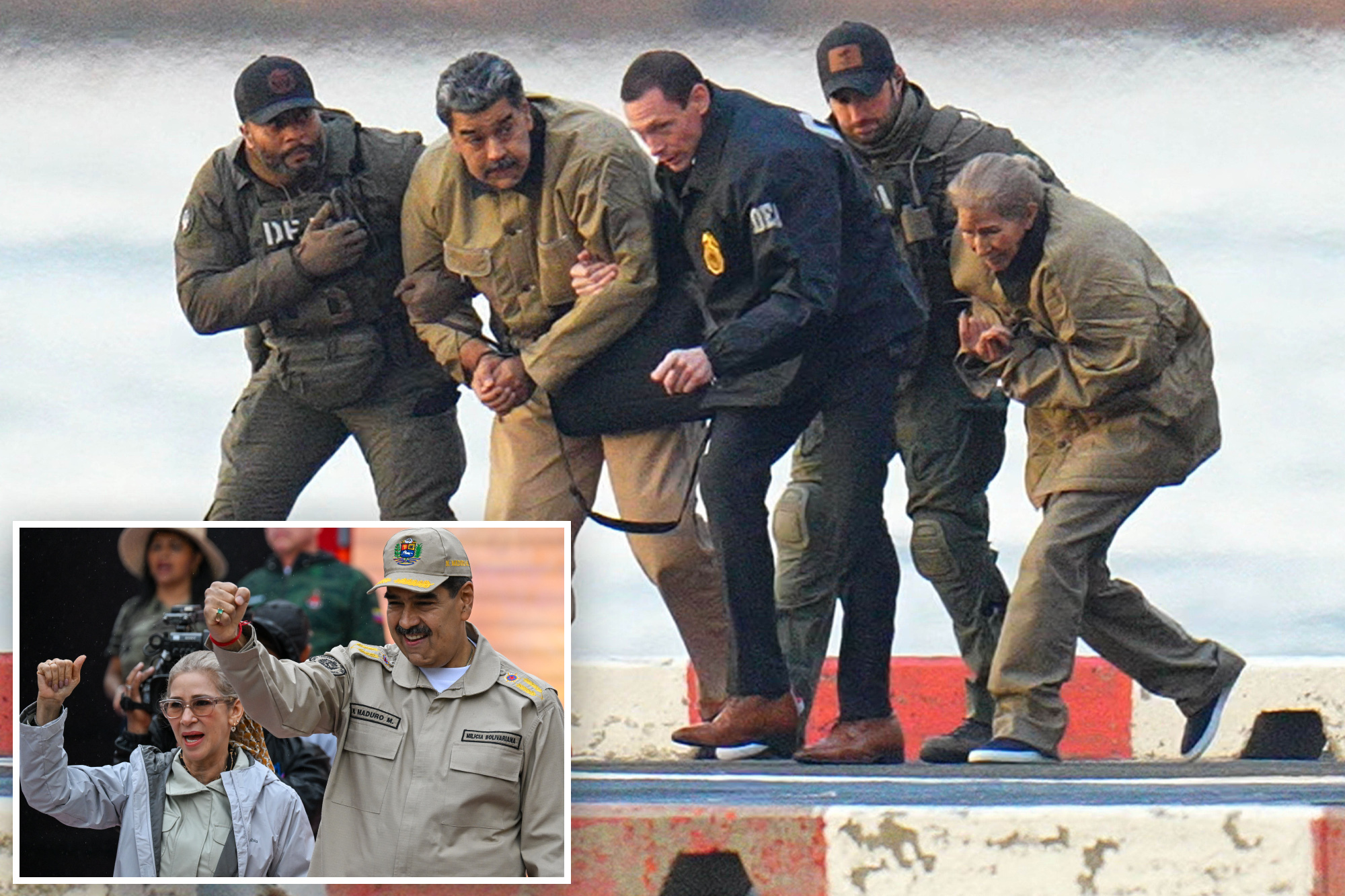 Toppled Venezuelan dictator Nicolas Maduro, wife hit their heads trying to evade capture