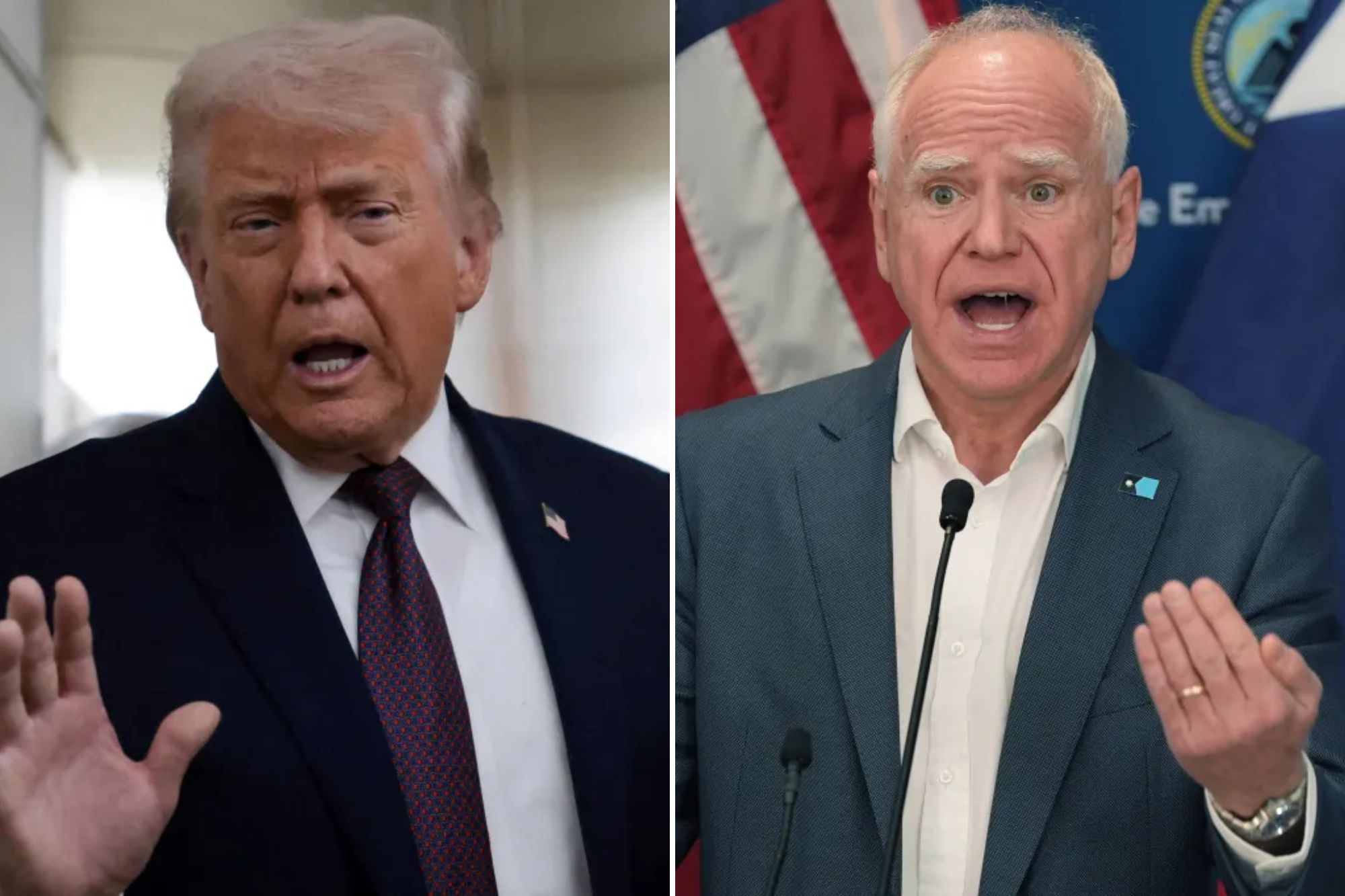 Trump speaks with Minnesota Gov. Tim Walz — claims they’re on ‘similar wavelength’