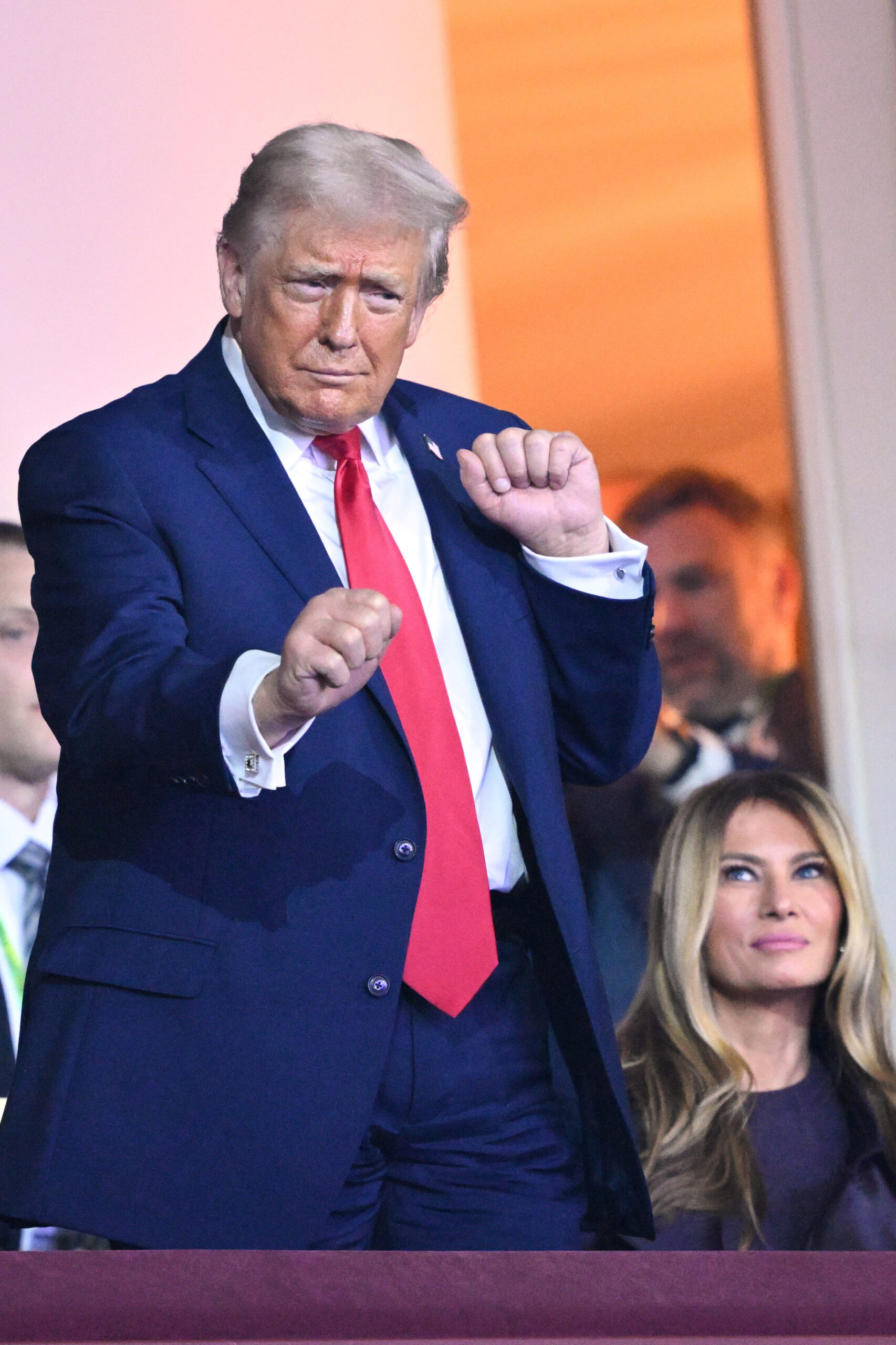 Trump jokes Melania is not a fan of his signature dance, says it’s ‘not presidential’