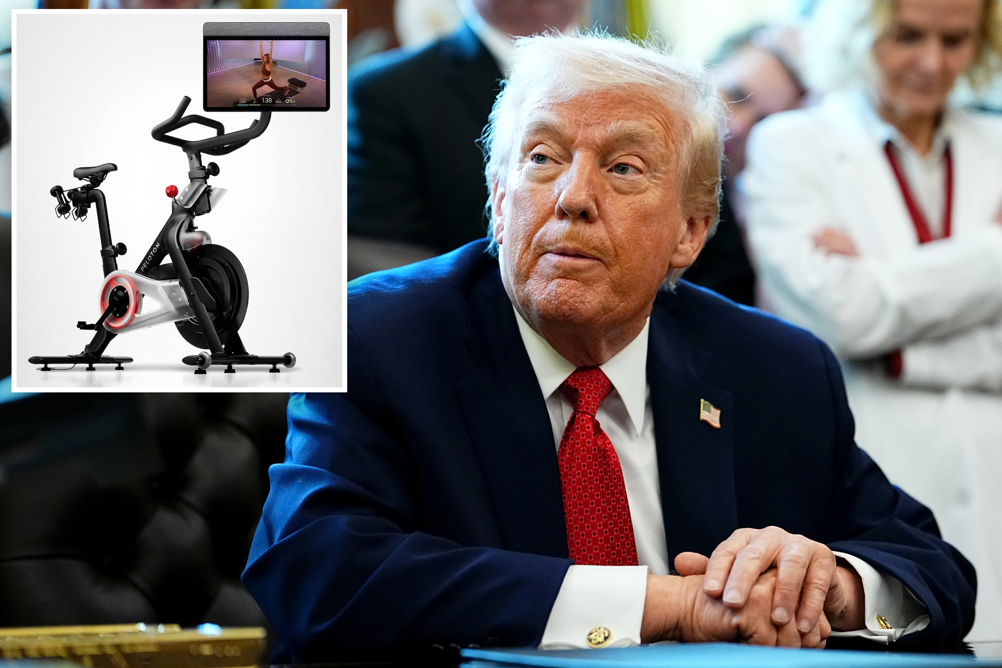 Trump explains why he doesn’t like to exercise in 2-word response