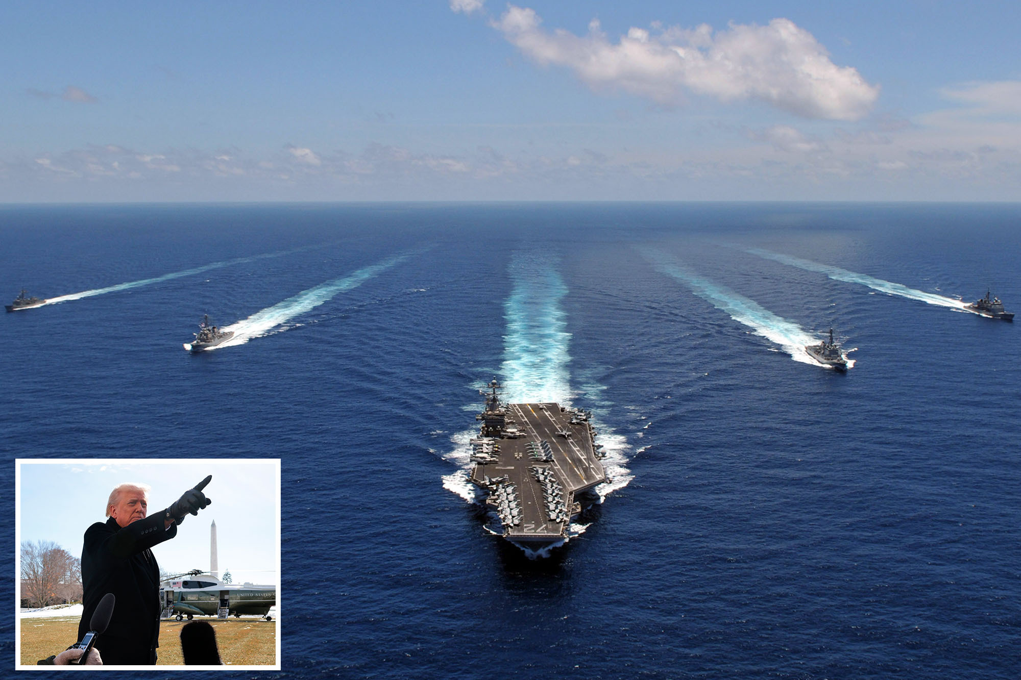 Trump says ‘massive Armada heading to Iran’ and warns mullahs, ‘time is running out’