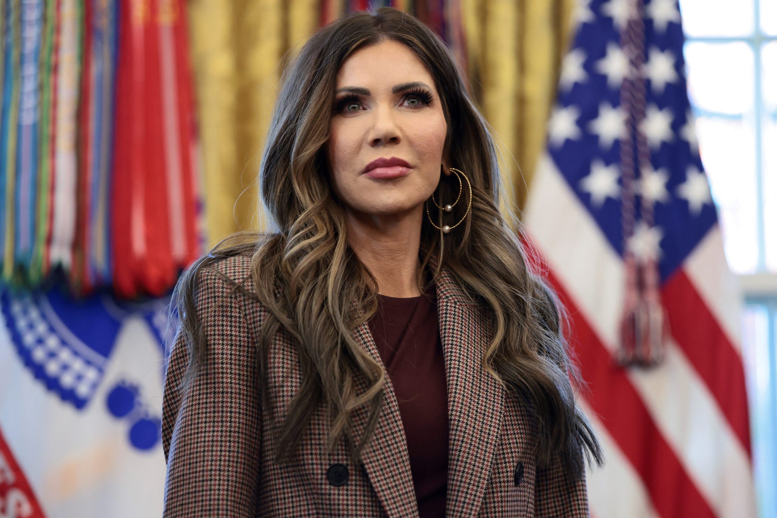 Trump says Kristi Noem doing ‘great job,’ — and is being attacked because she’s a ‘woman’