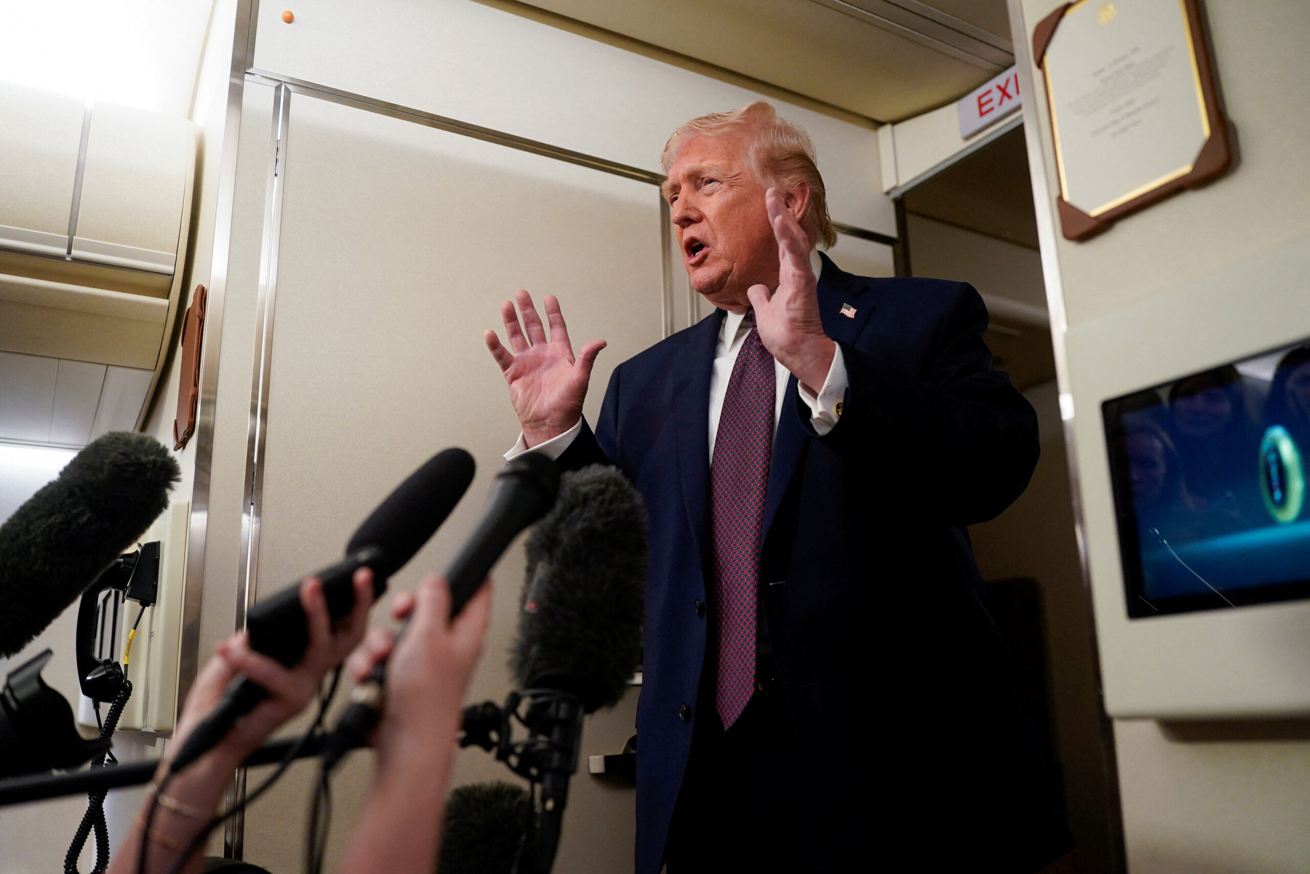 Trump says US may have to ‘act’ before meeting to negotiate with Iran