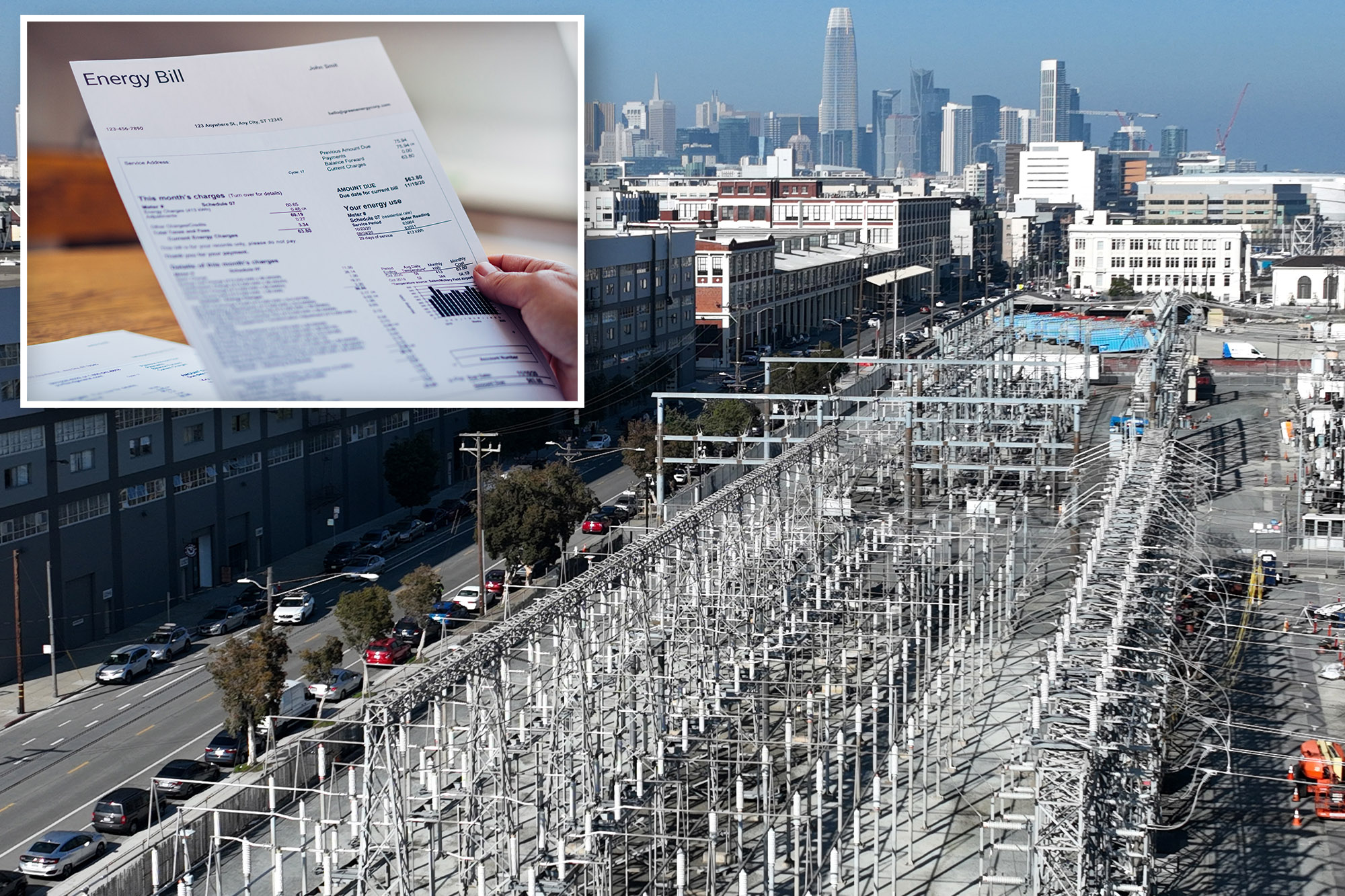 Electricity bills in California spiked 39% over six years — the most in the country