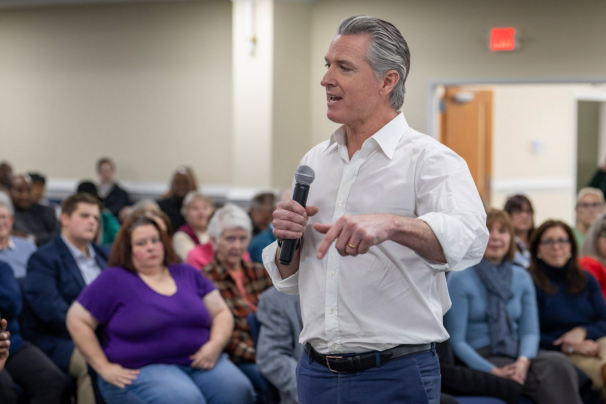 Gavin Newsom struggling to fill seats at South Carolina stop of book tour